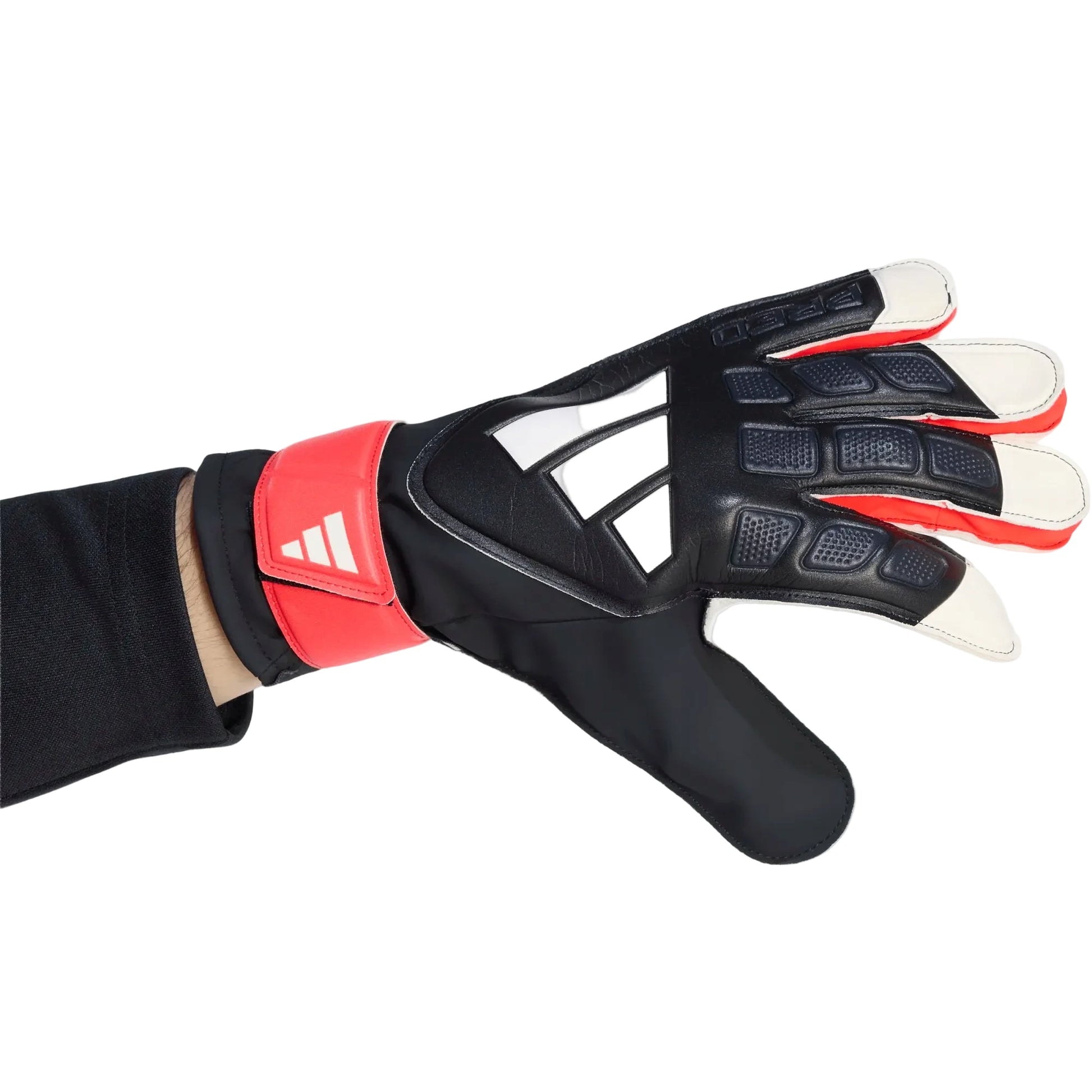 adidas Predator GL Training Goalkeeper Gloves Black / Black / Lucid Red (Single - Side)