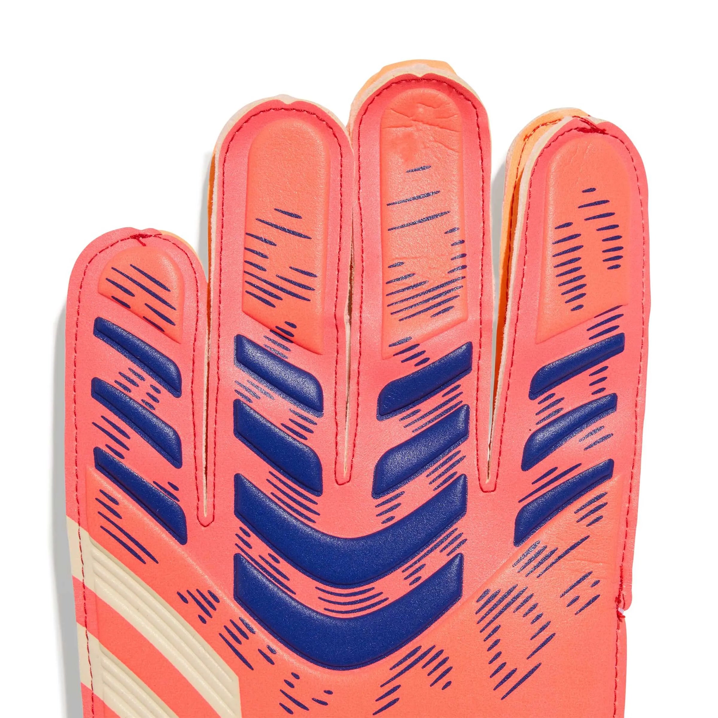 adidas Predator GL Training Goalkeeper Gloves Signal Coral/White/Lucid Blue (Detail 2)