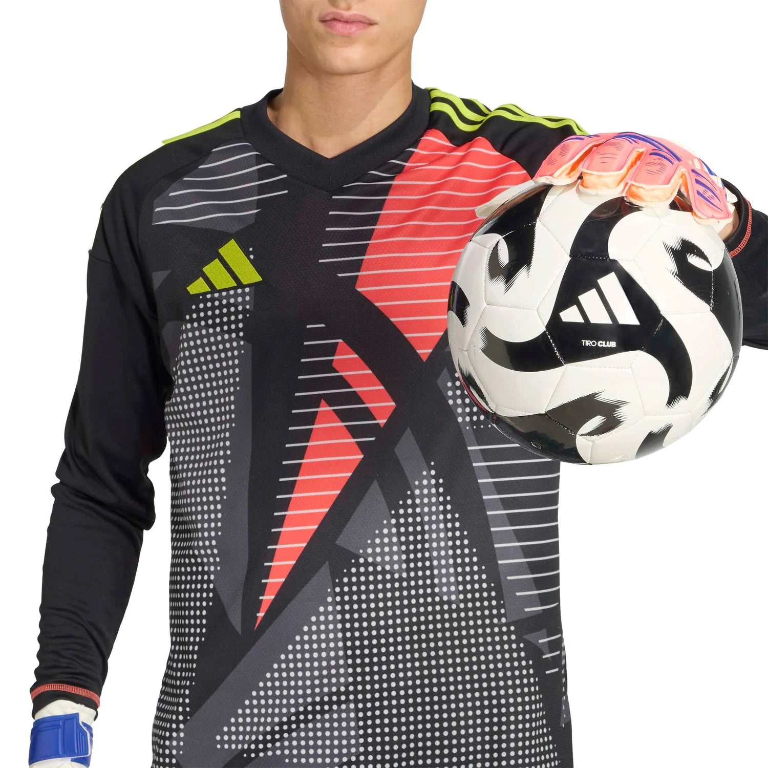 adidas Predator GL Training Goalkeeper Gloves Signal Coral/White/Lucid Blue (Model 2)