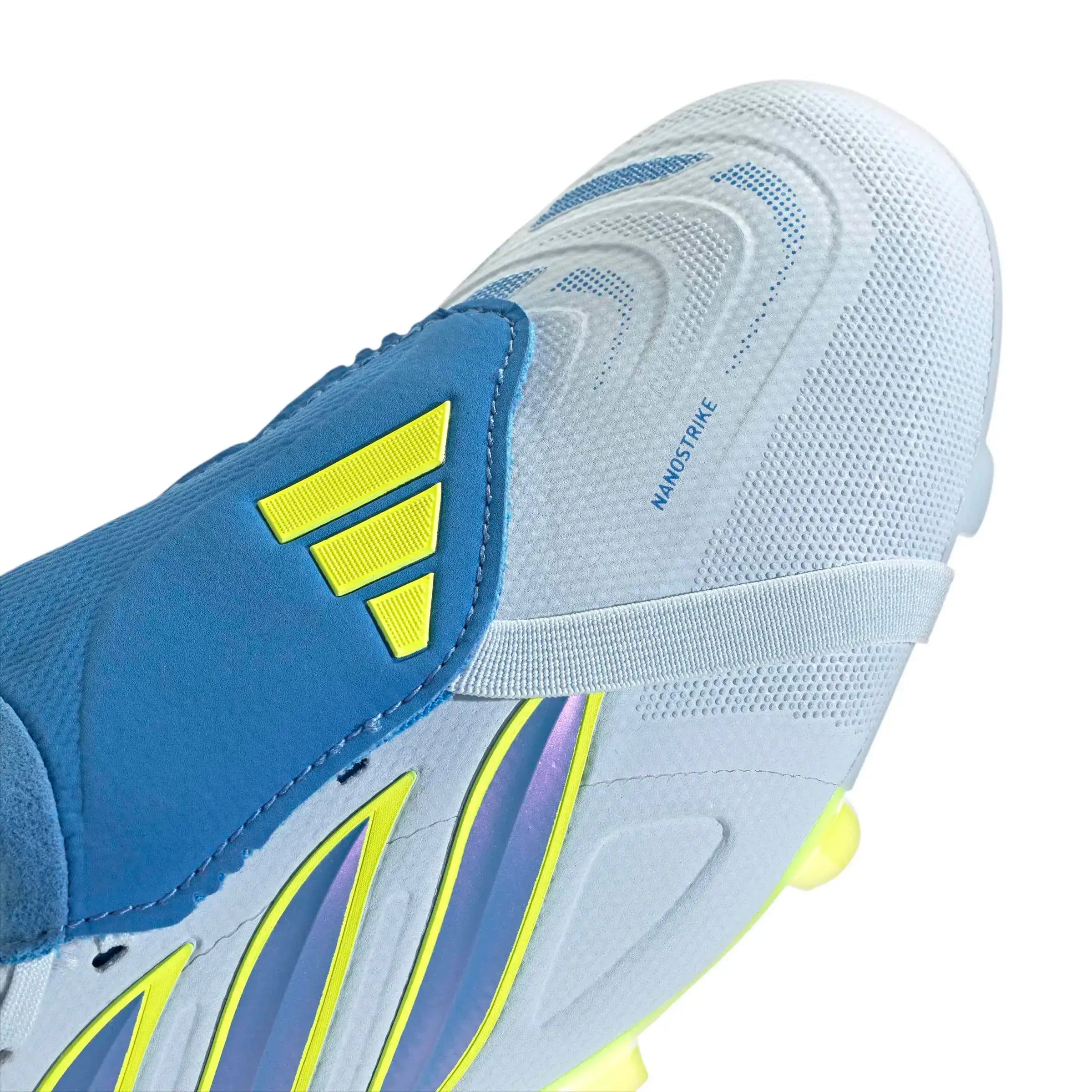 adidas Predator League Fold-Over Tongue Firm Ground Soccer Cleats - Ice Cold Precision Pack (SP26) (Detail 1)