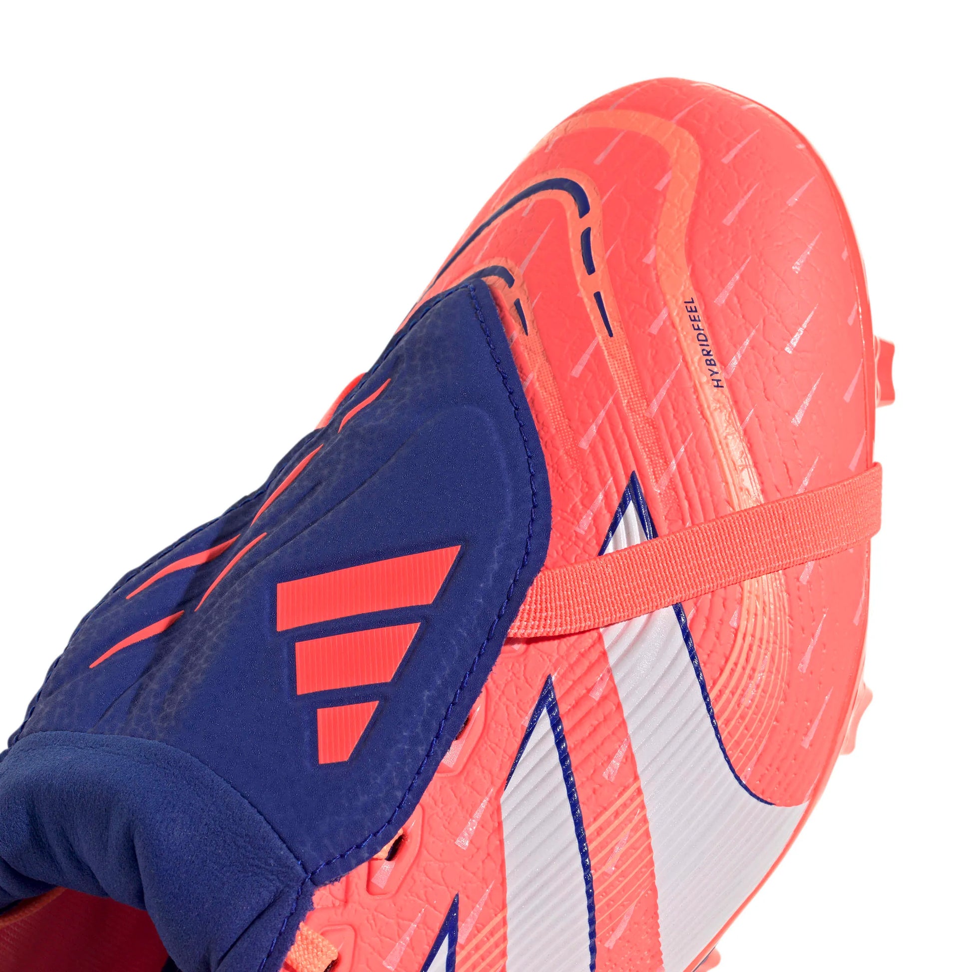 adidas Predator League Fold-Over Tongue Firm/Multi Ground Soccer Cleats - Coral Blaze Pack (FA25) (Detail 1)