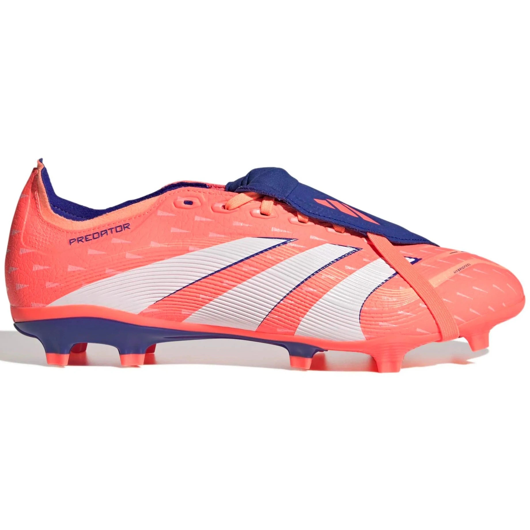 adidas Predator League Fold-Over Tongue Firm/Multi Ground Soccer Cleats - Coral Blaze Pack (FA25) (Side 1)