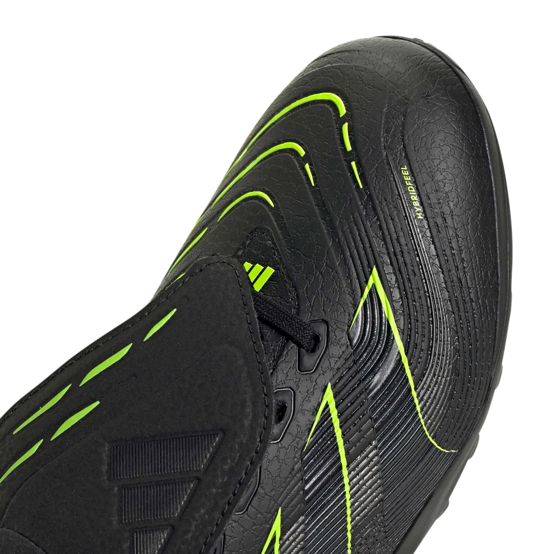 adidas Predator League Fold-Over Tongue Turf Soccer Shoes - Electric Stealth Pack (FA25) (Detail 1)