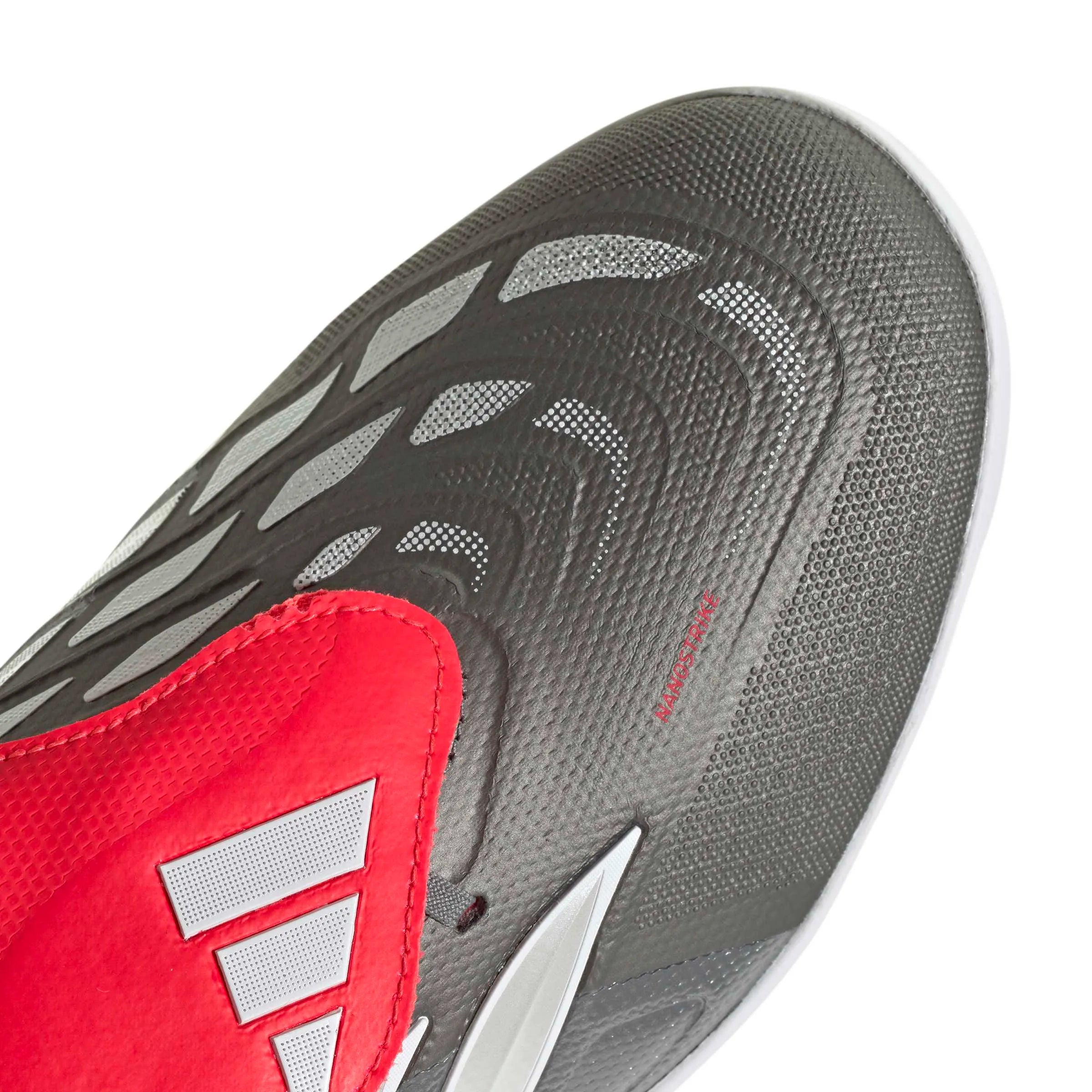 adidas Predator League Fold-Over Tongue Turf Soccer Shoes - Finishers Steel Pack (SP26) (Detail 1)