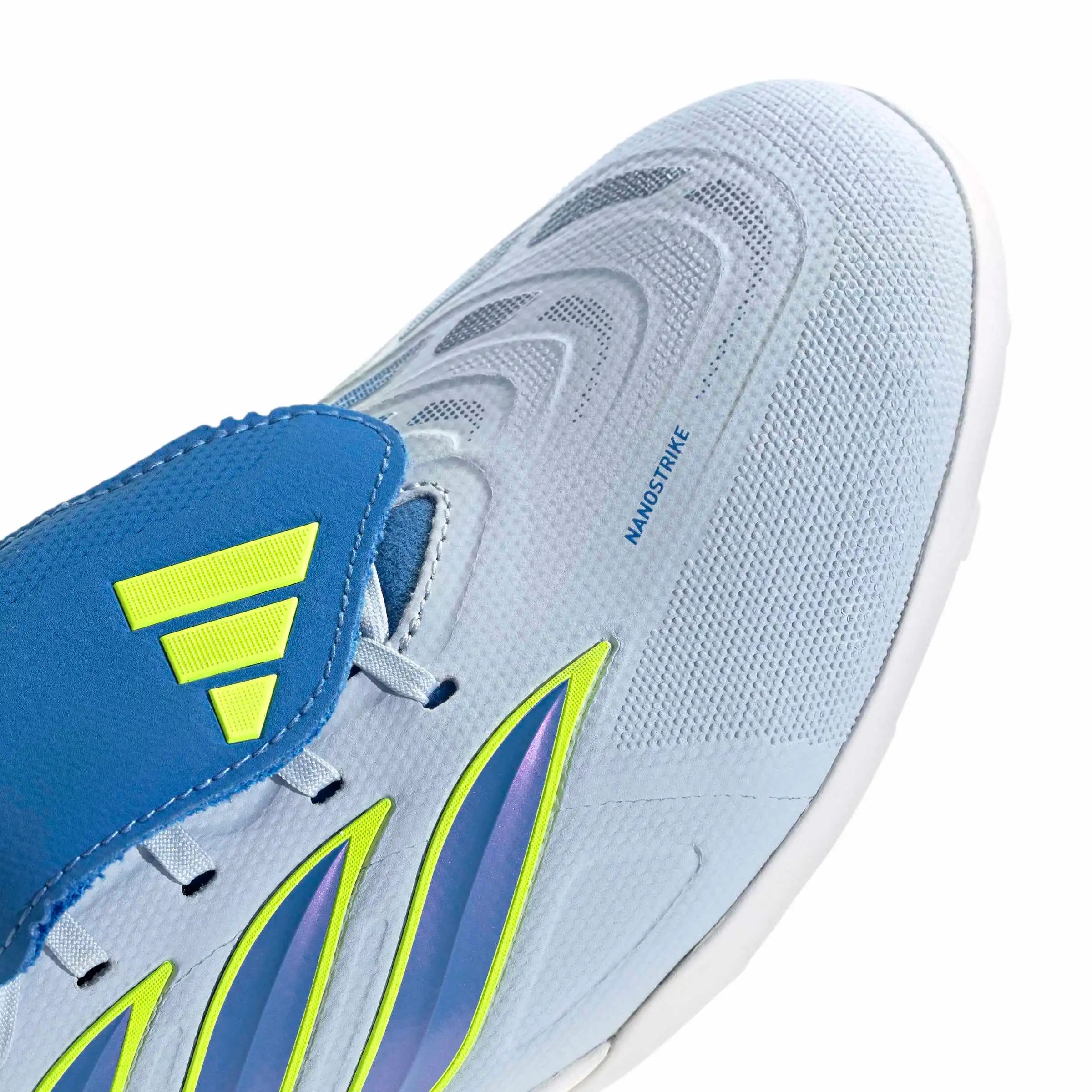adidas Predator League Fold-Over Tongue Turf Soccer Shoes - Ice Cold Precision Pack (SP26) (Detail 1)