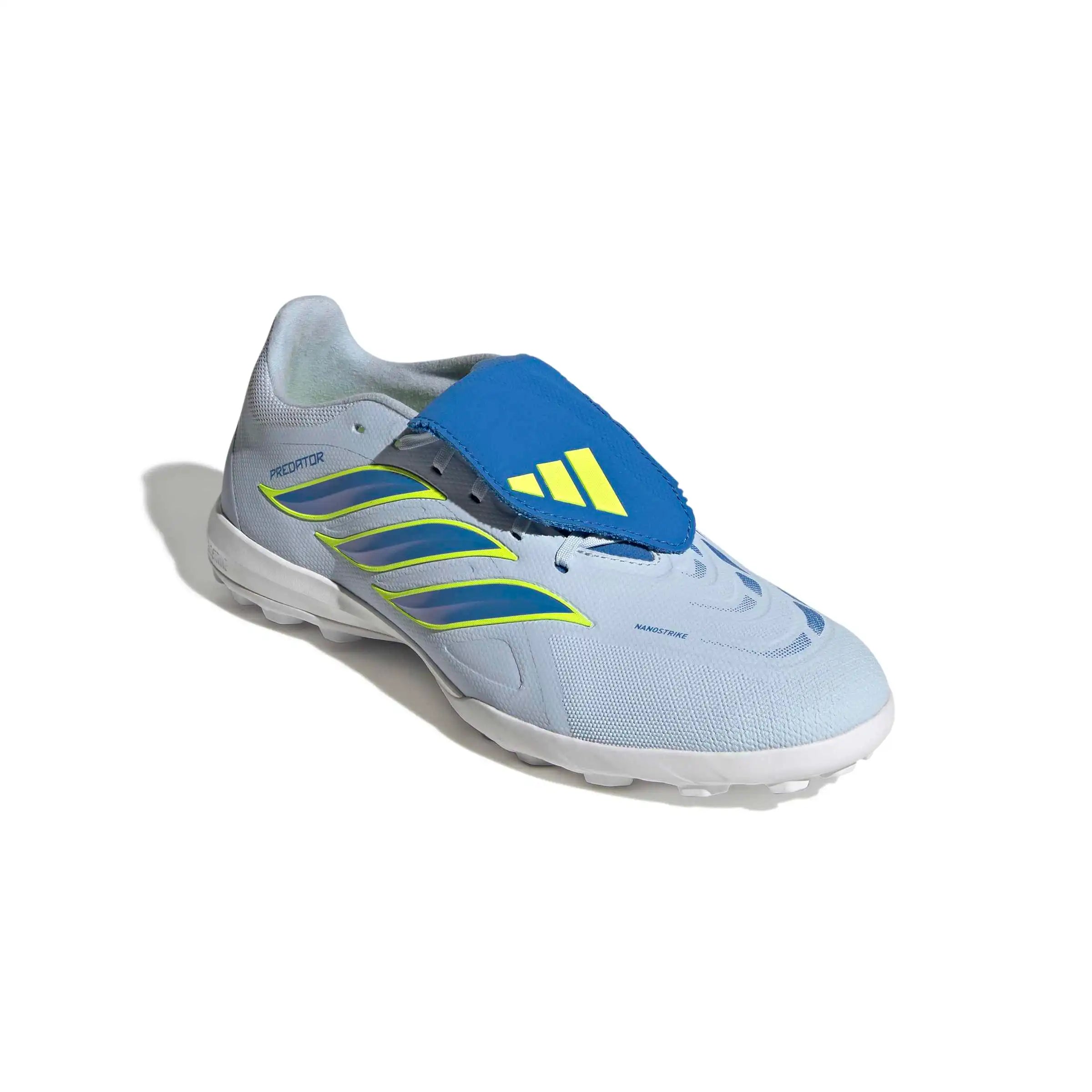 adidas Predator League Fold-Over Tongue Turf Soccer Shoes - Ice Cold Precision Pack (SP26) (Lateral - Front)