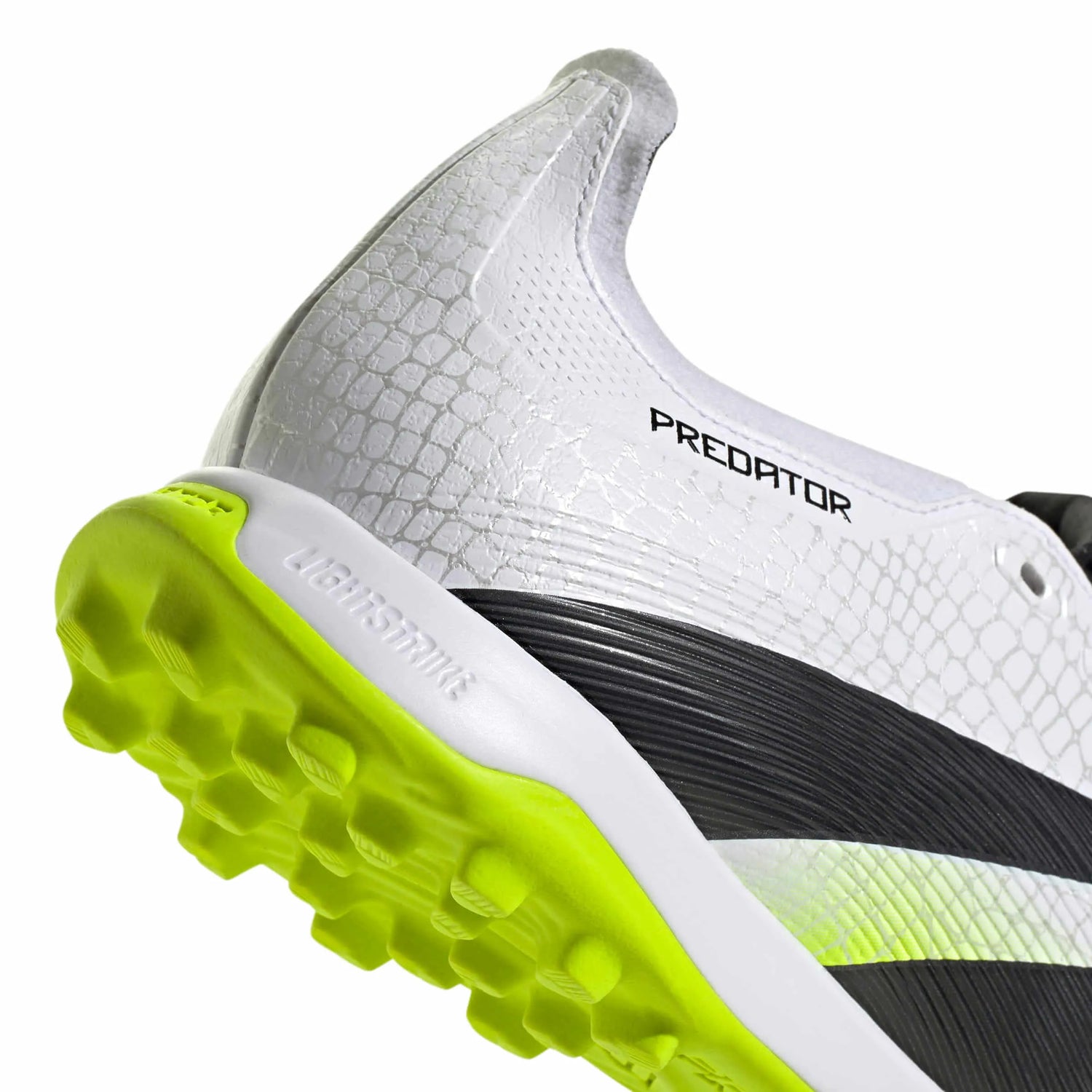 adidas Predator League Fold-Over Tongue Turf Soccer Shoes - Radiant Blaze Pack (FA25) (Detail 2)