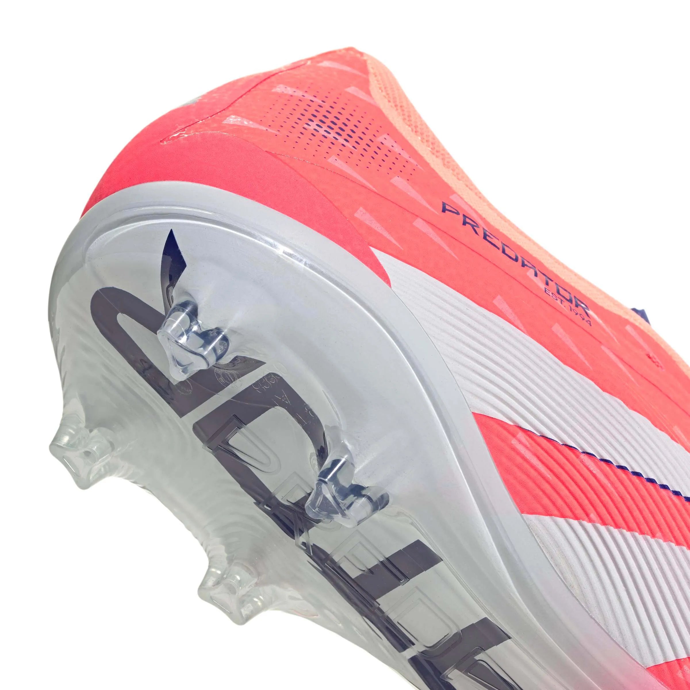 adidas Predator Pro Fold-Over Tongue Firm Ground Soccer Cleats - Coral Blaze Pack (FA25) (Detail 2)