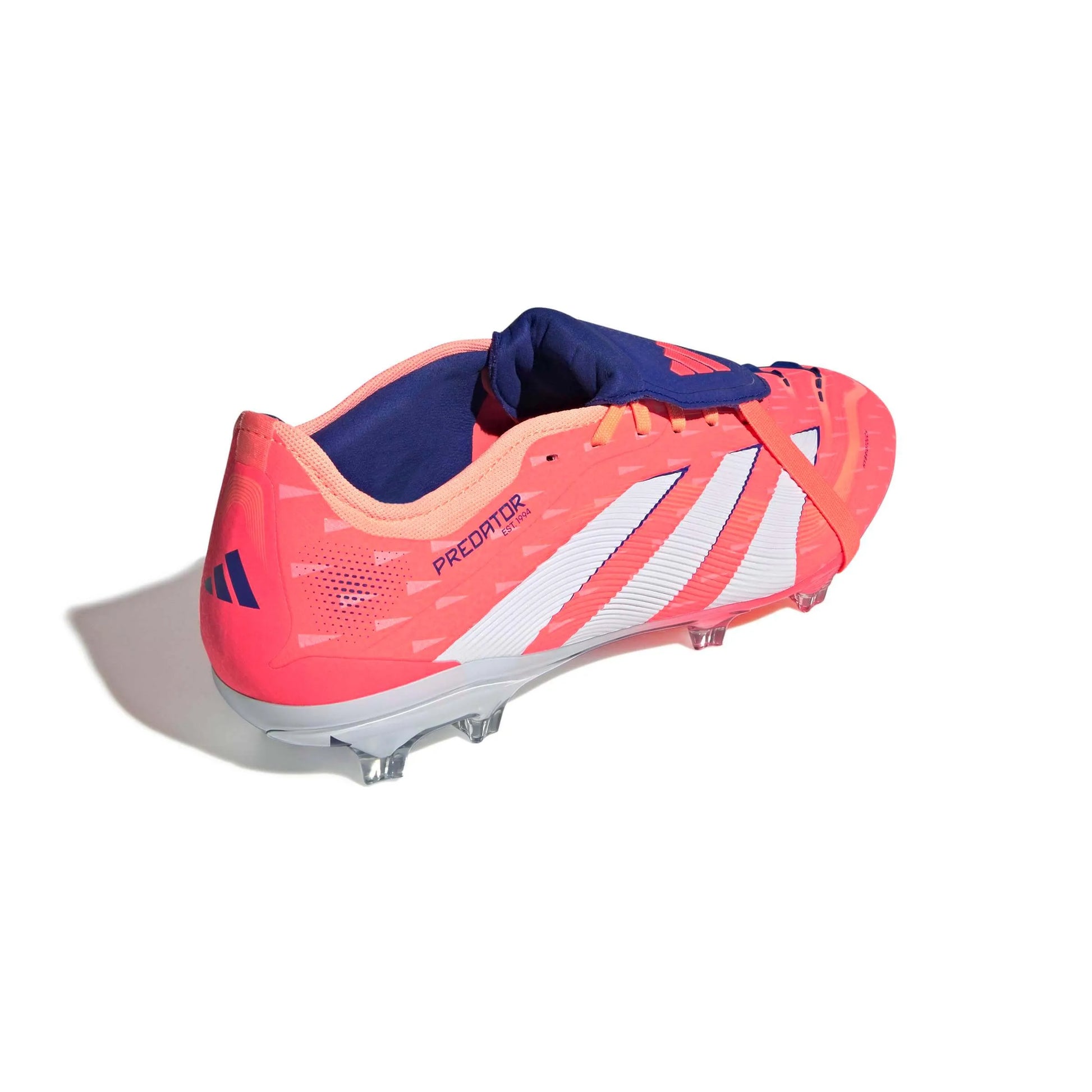 adidas Predator Pro Fold-Over Tongue Firm Ground Soccer Cleats - Coral Blaze Pack (FA25) (Lateral - Back)
