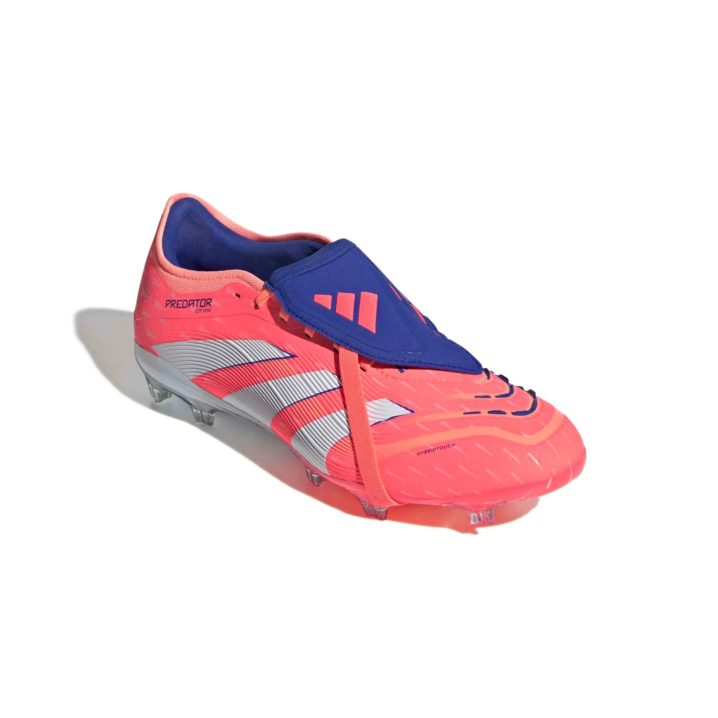 adidas Predator Pro Fold-Over Tongue Firm Ground Soccer Cleats - Coral Blaze Pack (FA25) (Lateral - Front)