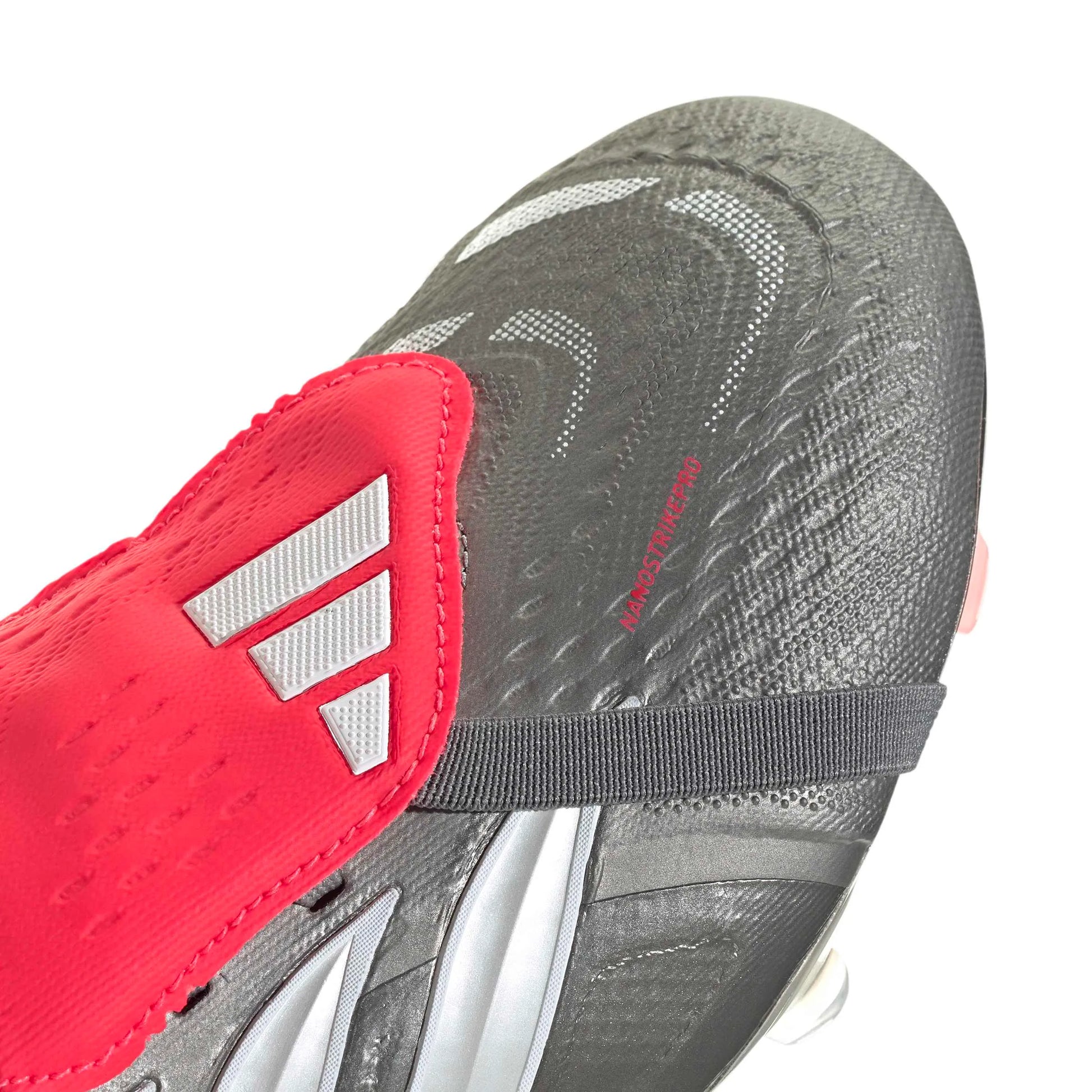 adidas Predator Pro Fold-Over Tongue Firm Ground Soccer Cleats - Finishers Steel Pack (SP26) (Detail 1)