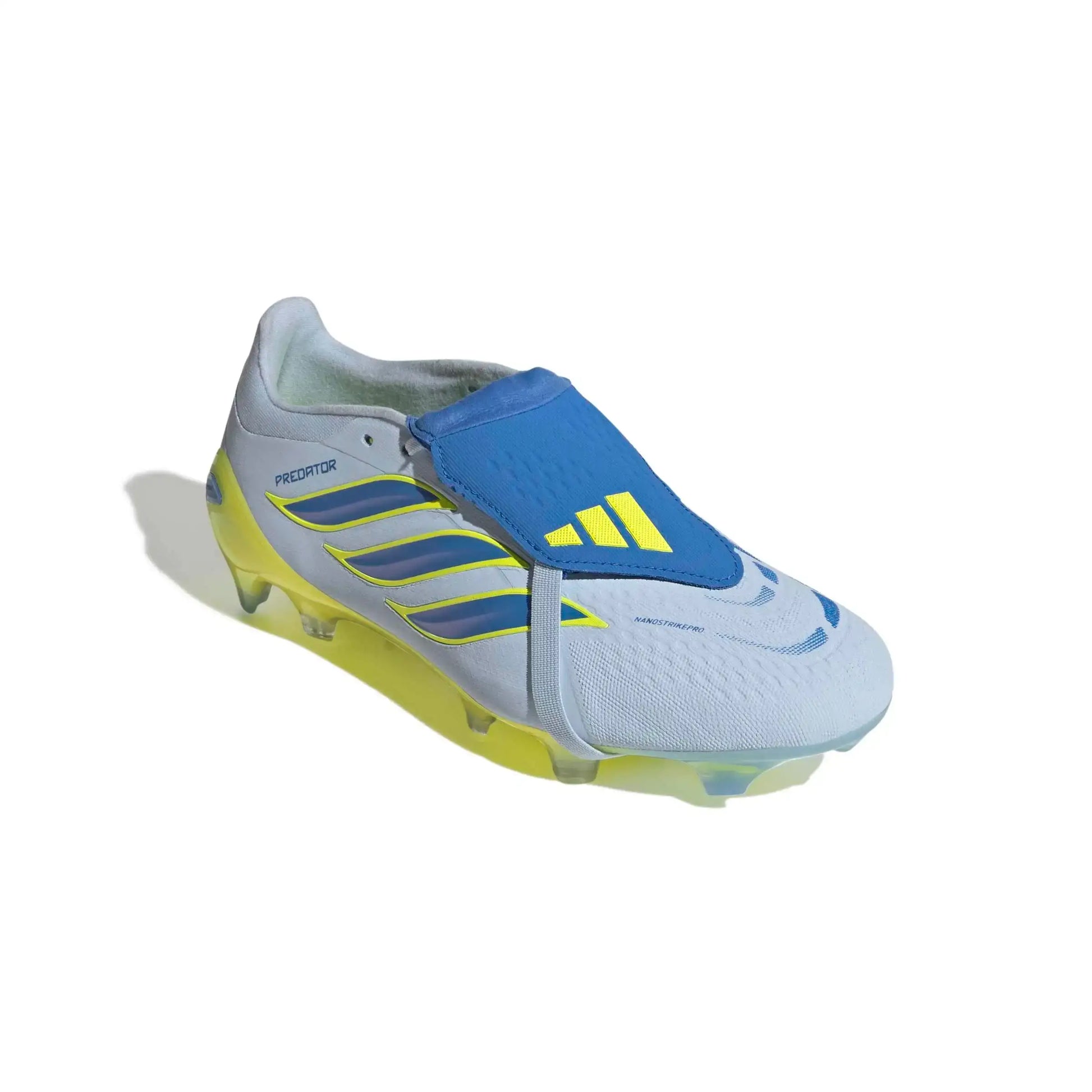 adidas Predator Pro Fold-Over Tongue Firm Ground Soccer Cleats - Ice Cold Precision Pack (SP26) (Lateral - Front)