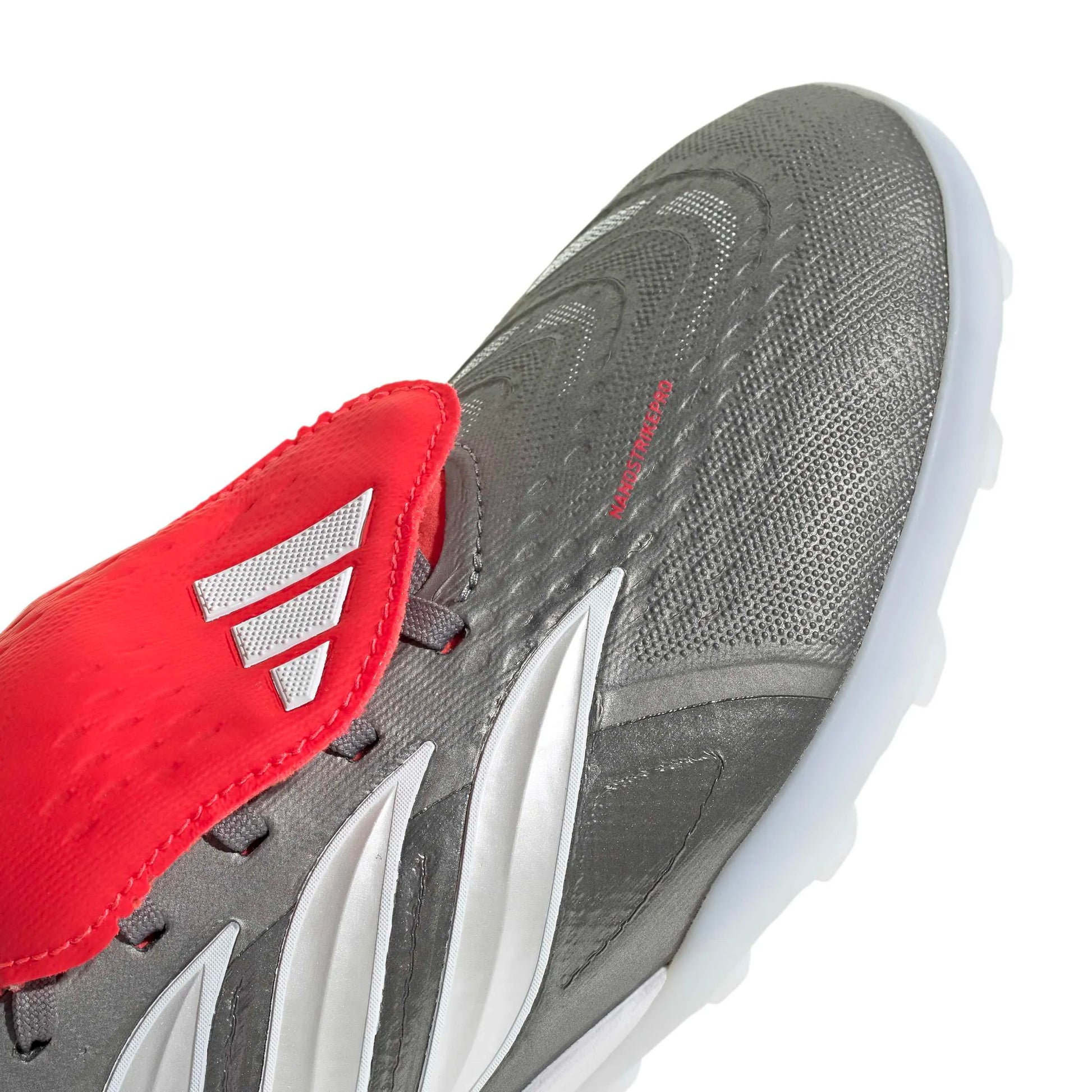 adidas Predator Pro Fold-Over Tongue Turf Soccer Shoes - Finishers Steel Pack (SP26) (Detail 1)