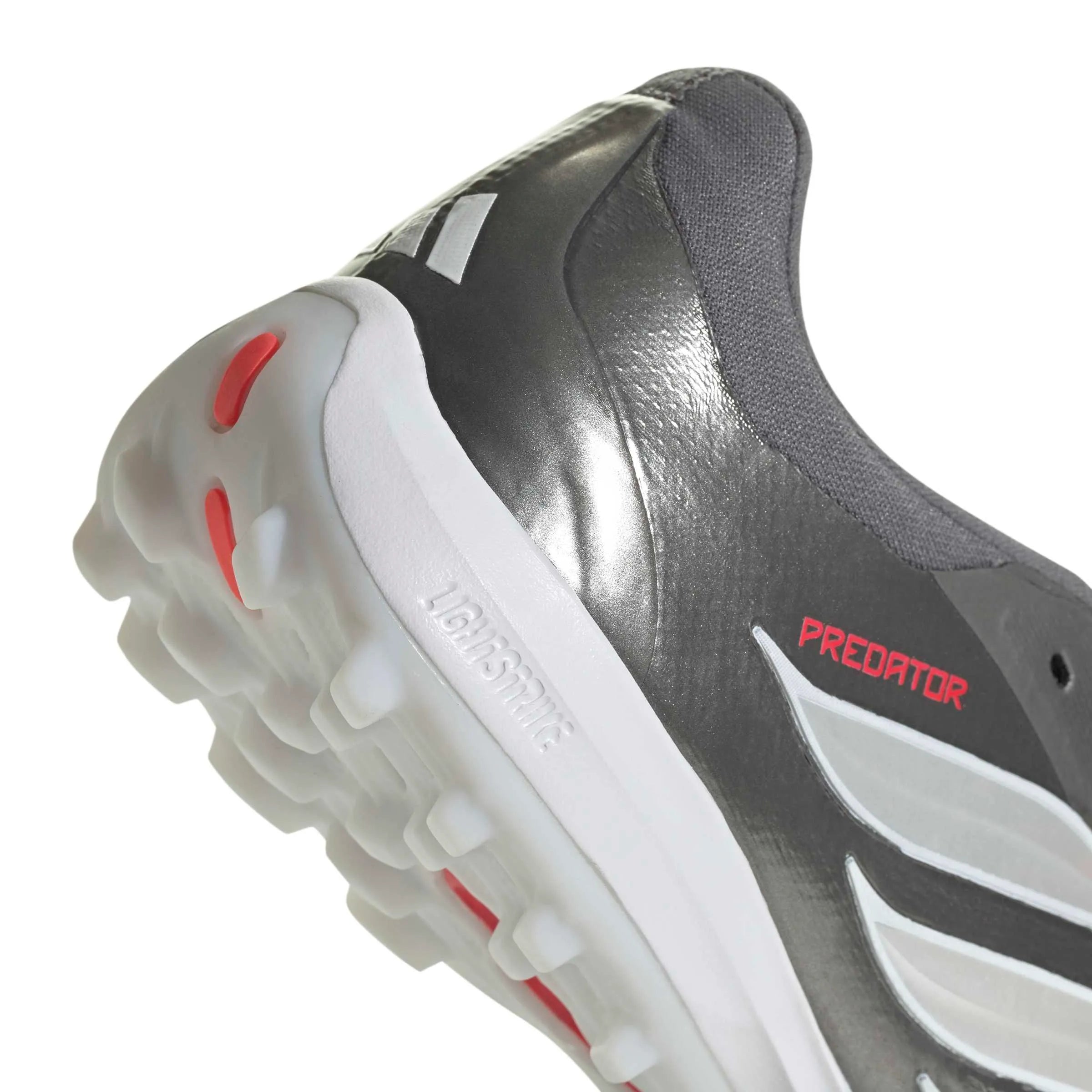 adidas Predator Pro Fold-Over Tongue Turf Soccer Shoes - Finishers Steel Pack (SP26) (Detail 2)