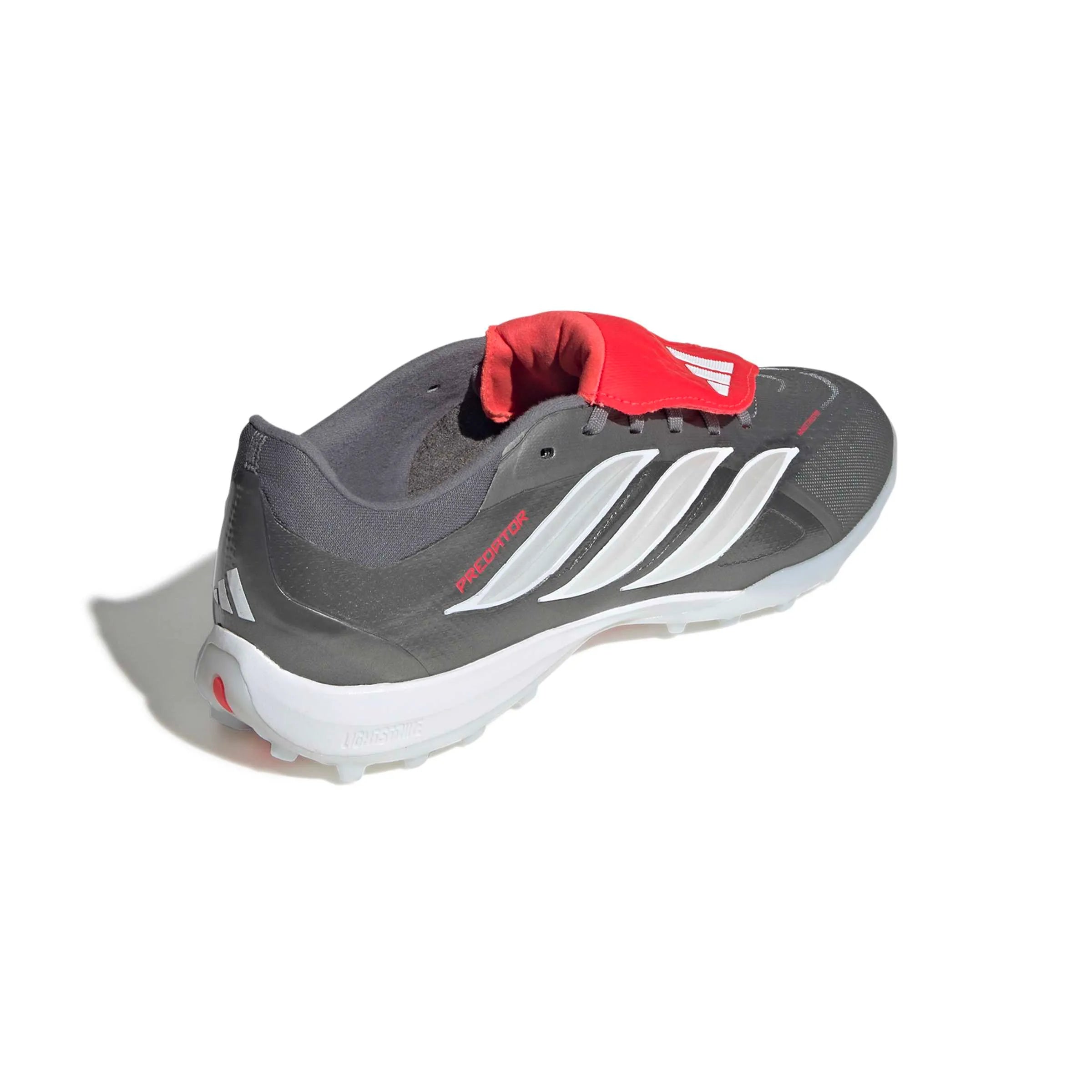 adidas Predator Pro Fold-Over Tongue Turf Soccer Shoes - Finishers Steel Pack (SP26) (Lateral - Back)