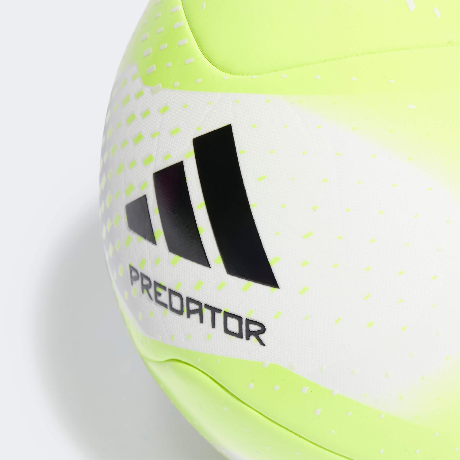 adidas Predator Training Ball White - Lucid Lemon - Black (Detail 1)