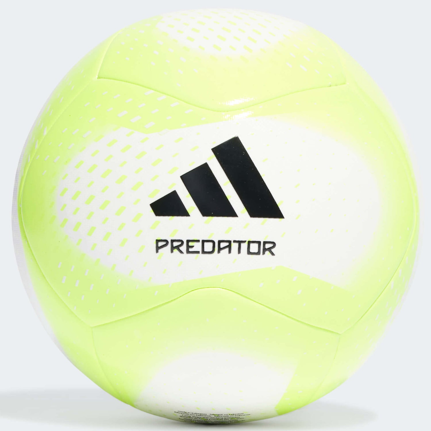 adidas Predator Training Ball White - Lucid Lemon - Black (Front)