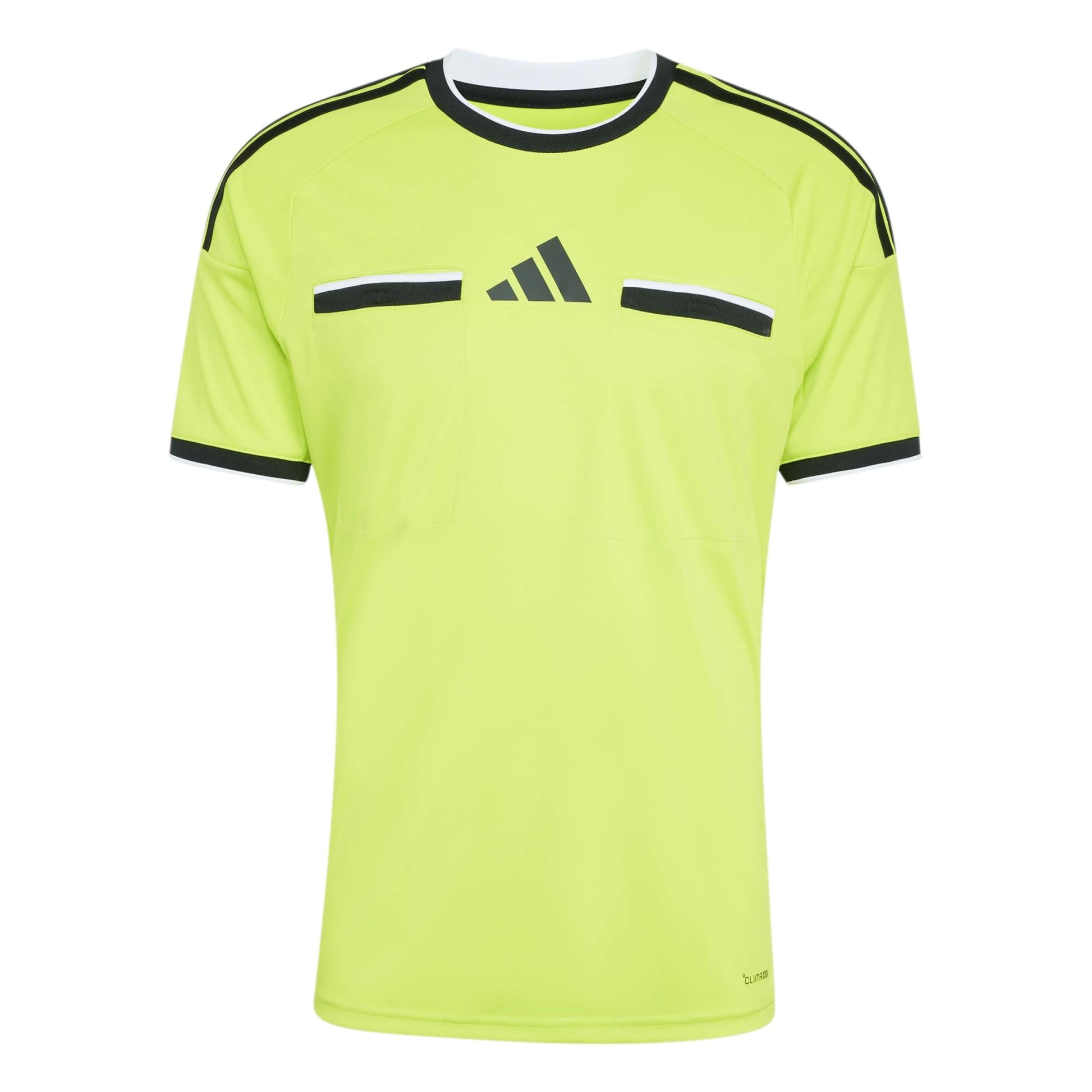 adidas Referee 26 Men's Soccer Jersey Solar Yellow/Black (Front)