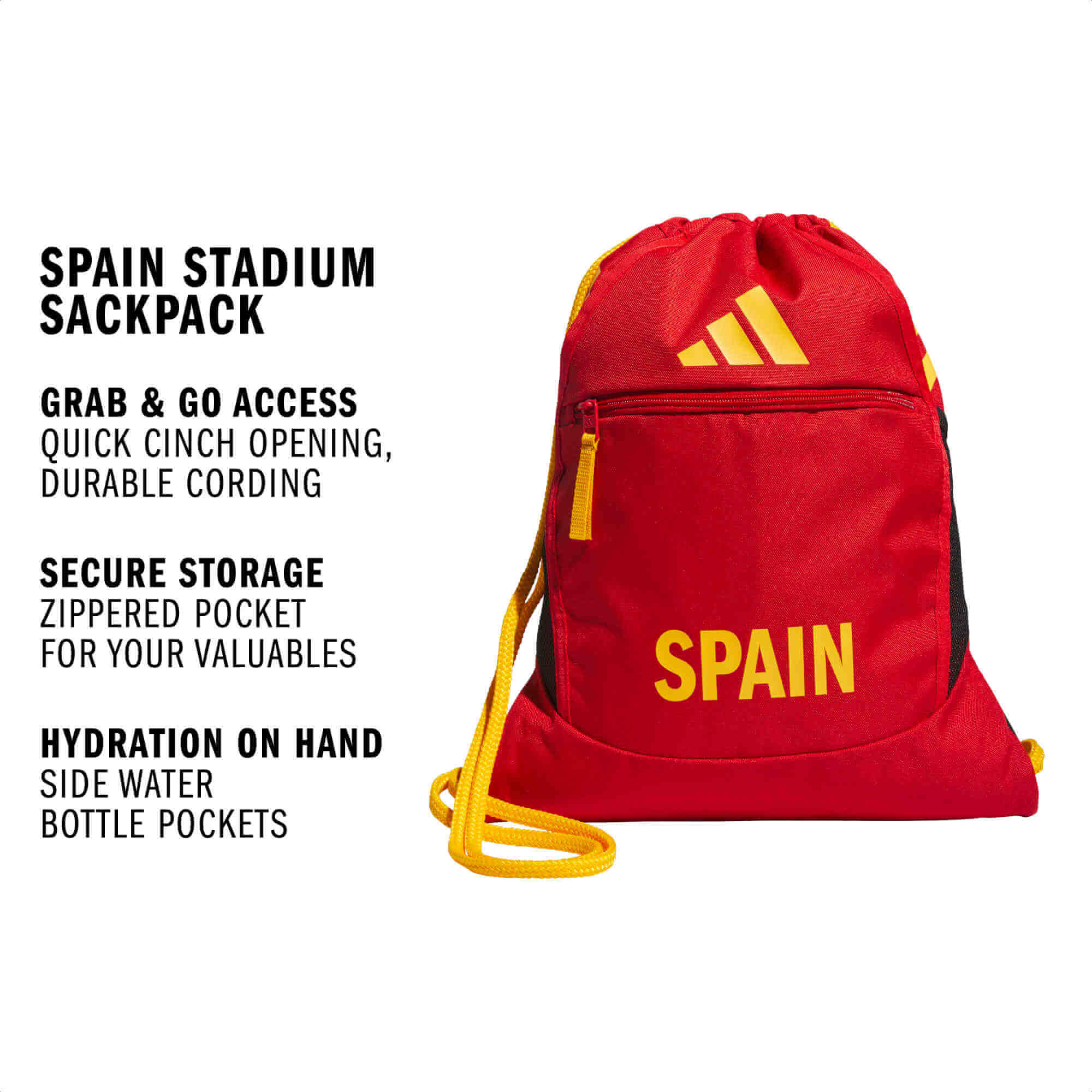 adidas Spain Stadium Sackpack (Features)