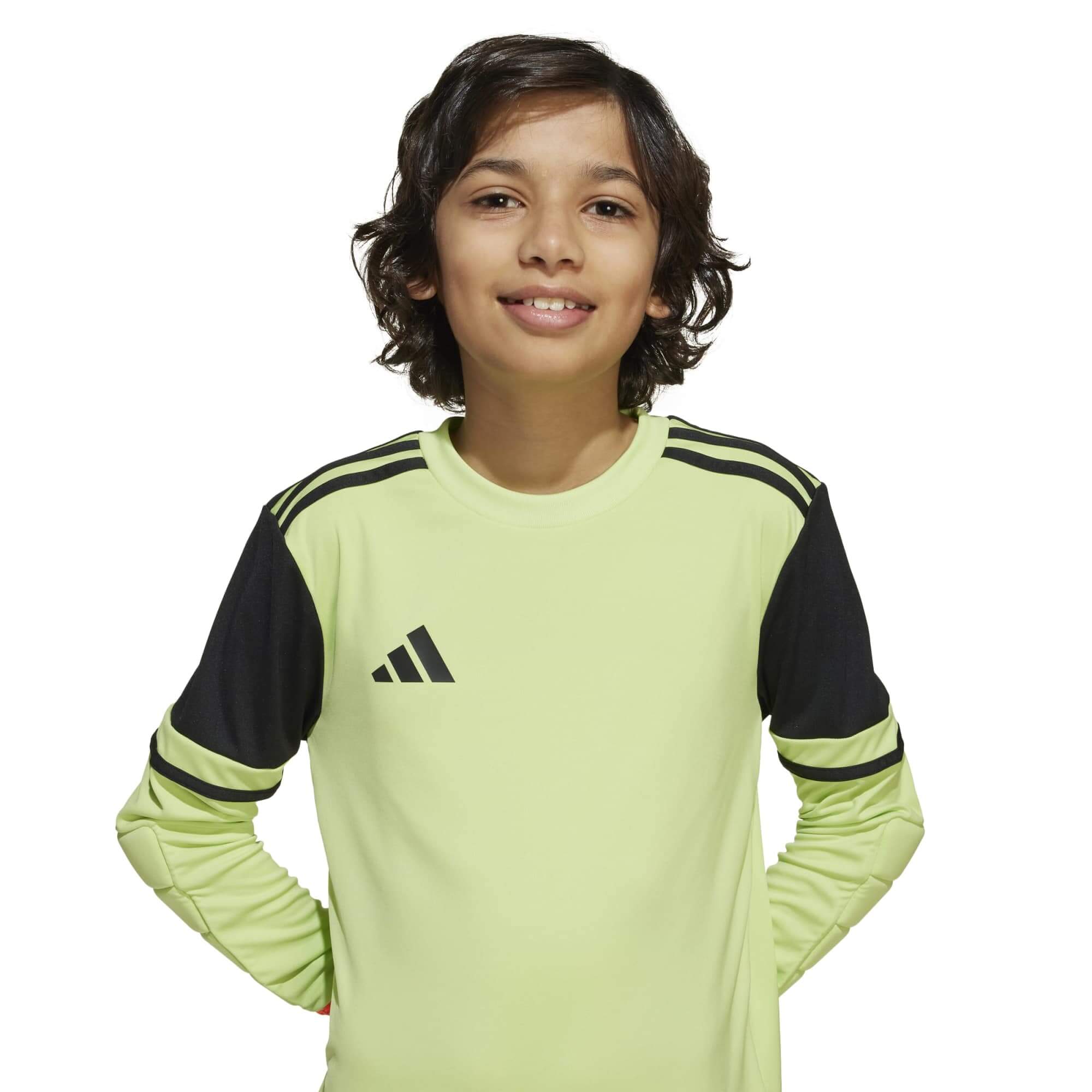 adidas Squadra 25 Youth Goalkeeper Long-Sleeve Soccer Jersey (Detail 1)
