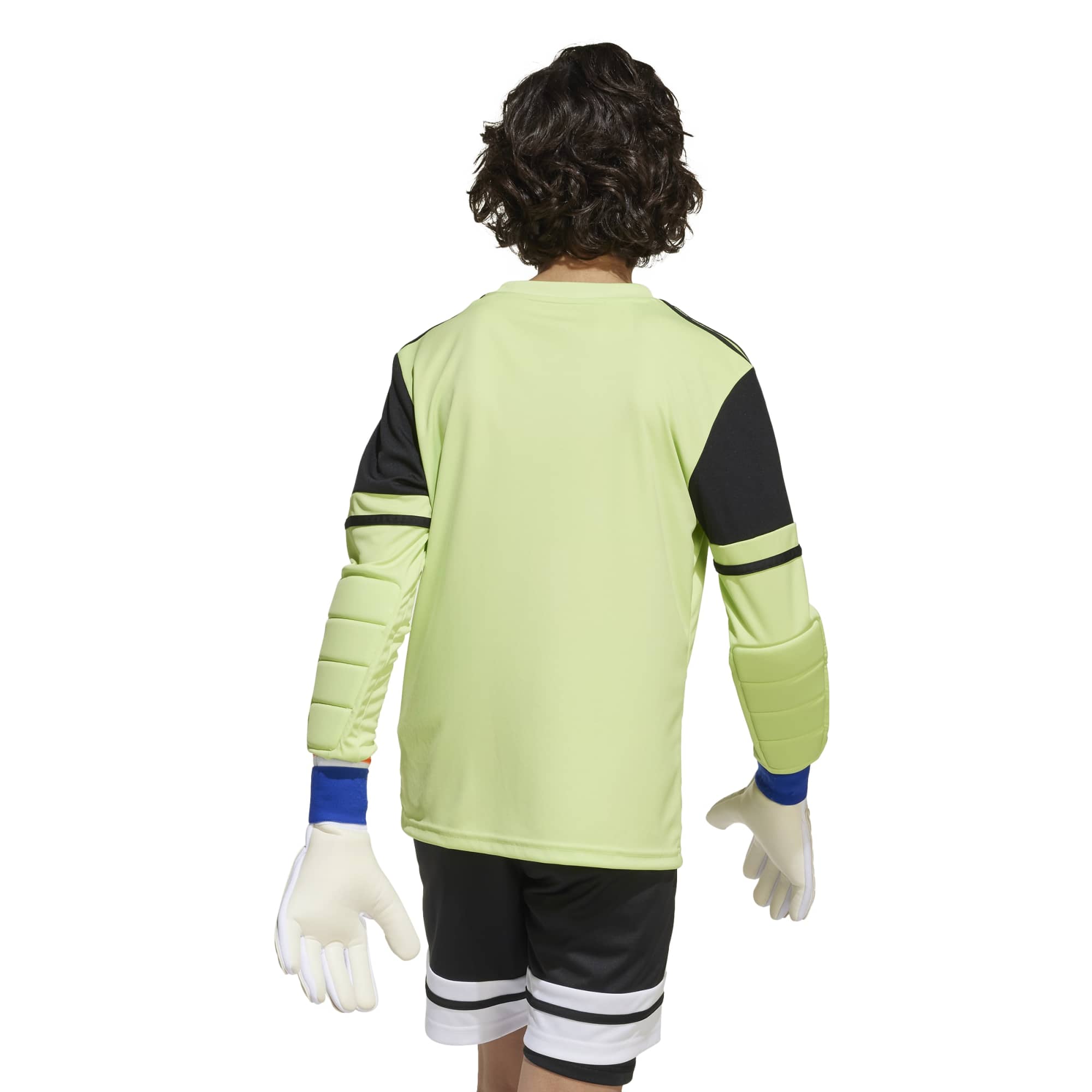 adidas Squadra 25 Youth Goalkeeper Long-Sleeve Soccer Jersey (Model - Back)