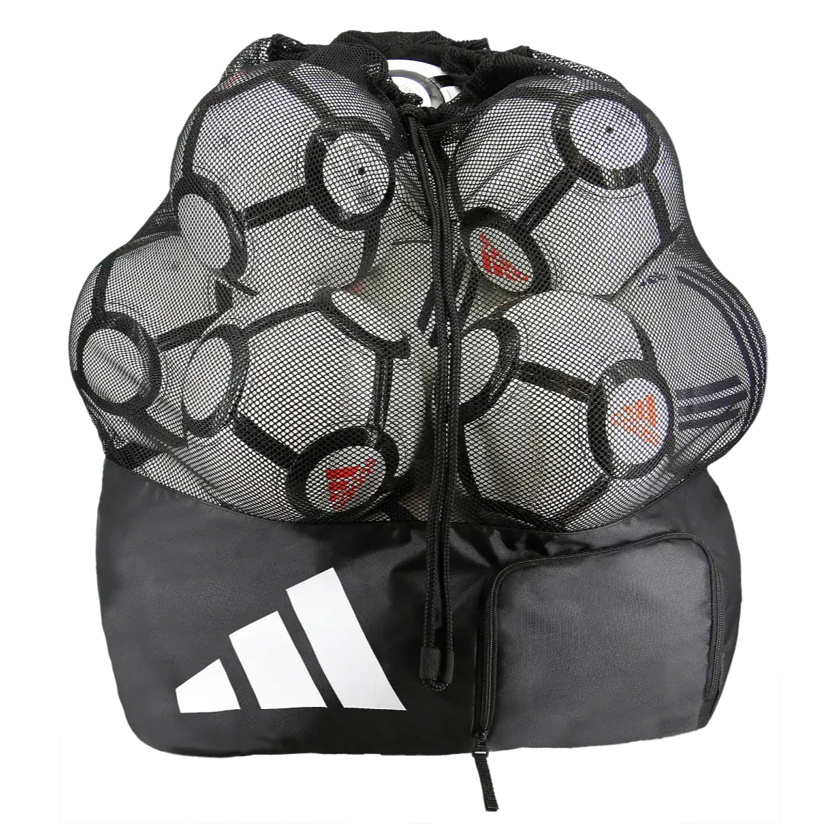 adidas 2025 MLS Club Ball Green/Glory Blue/Solar Blue Size 4 (10 Ball & Bag Bundle)