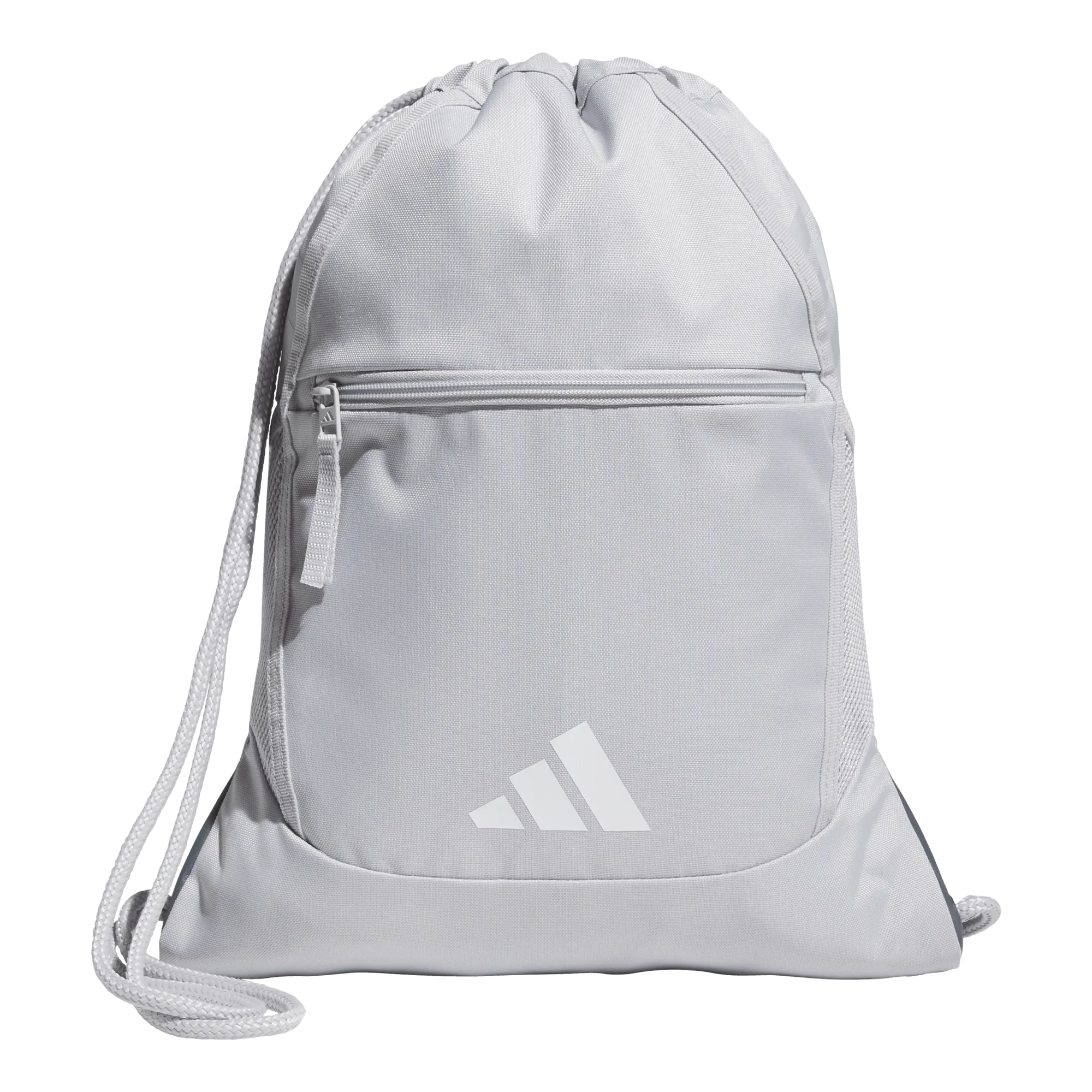adidas Stadium Sackpack Light Grey_White (Front)