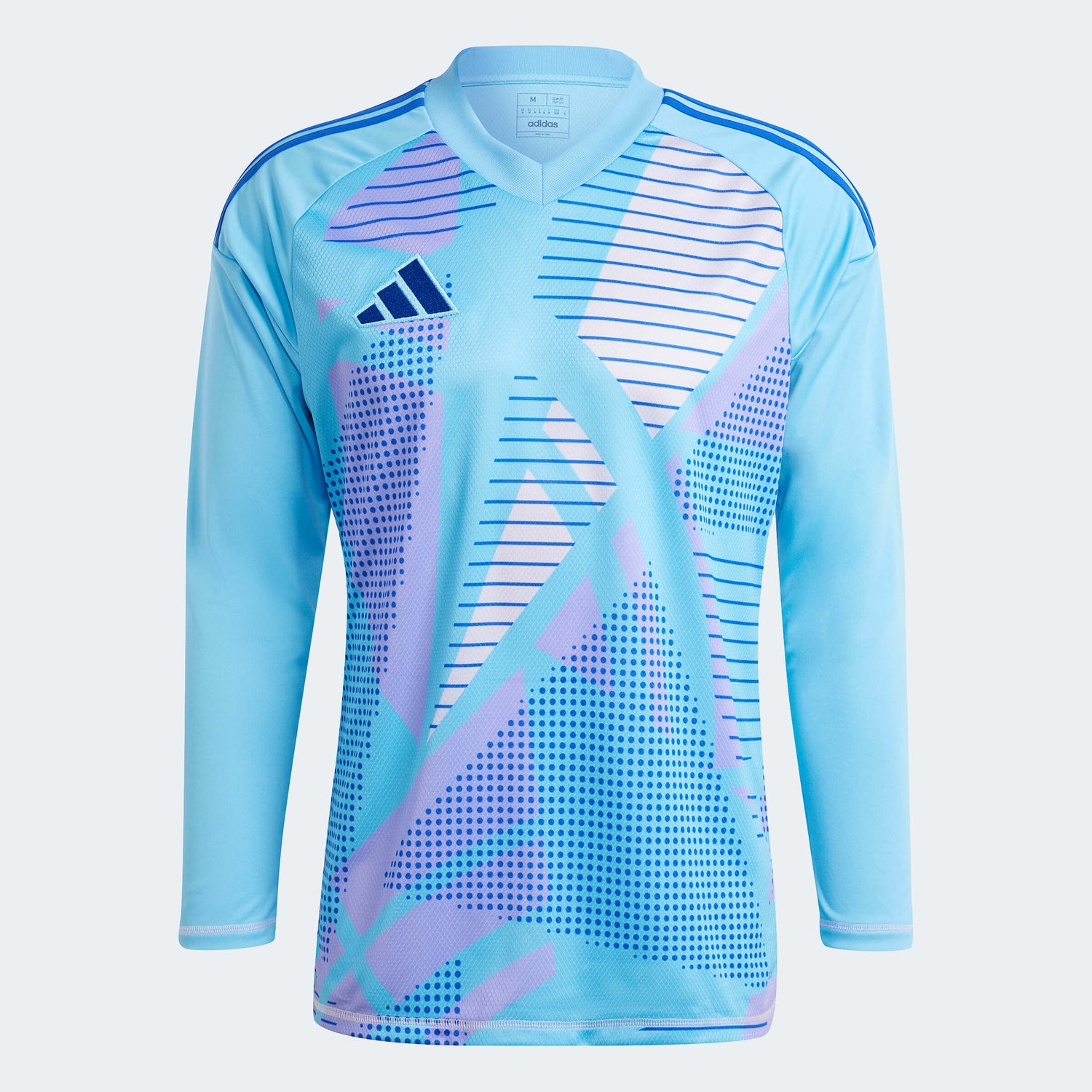 adidas T24 C Long-Sleeve Goalkeeper Jersey Semi Blue Burst (Front)