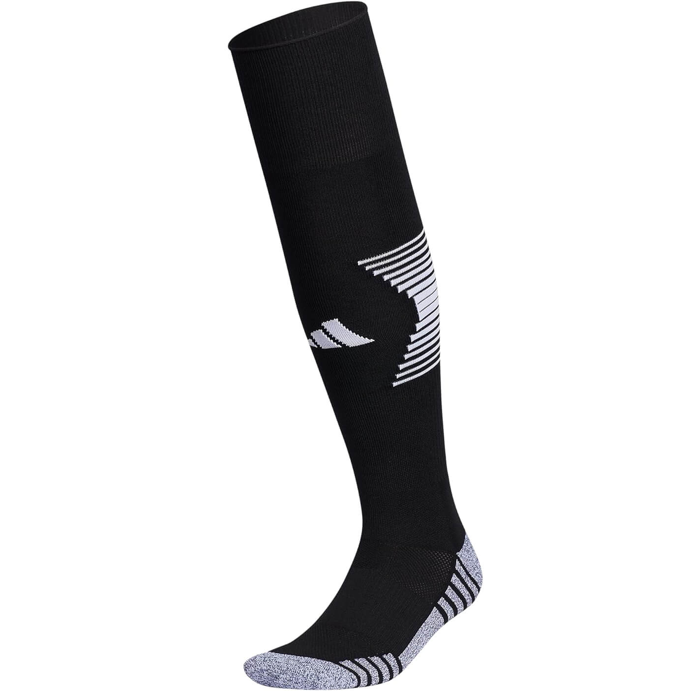 adidas Team Speed 4 OTC Socks Black-White (Front)