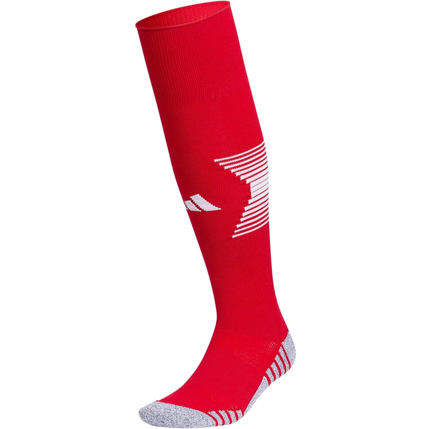 adidas Team Speed 4 OTC Socks Power Red-White (Front)
