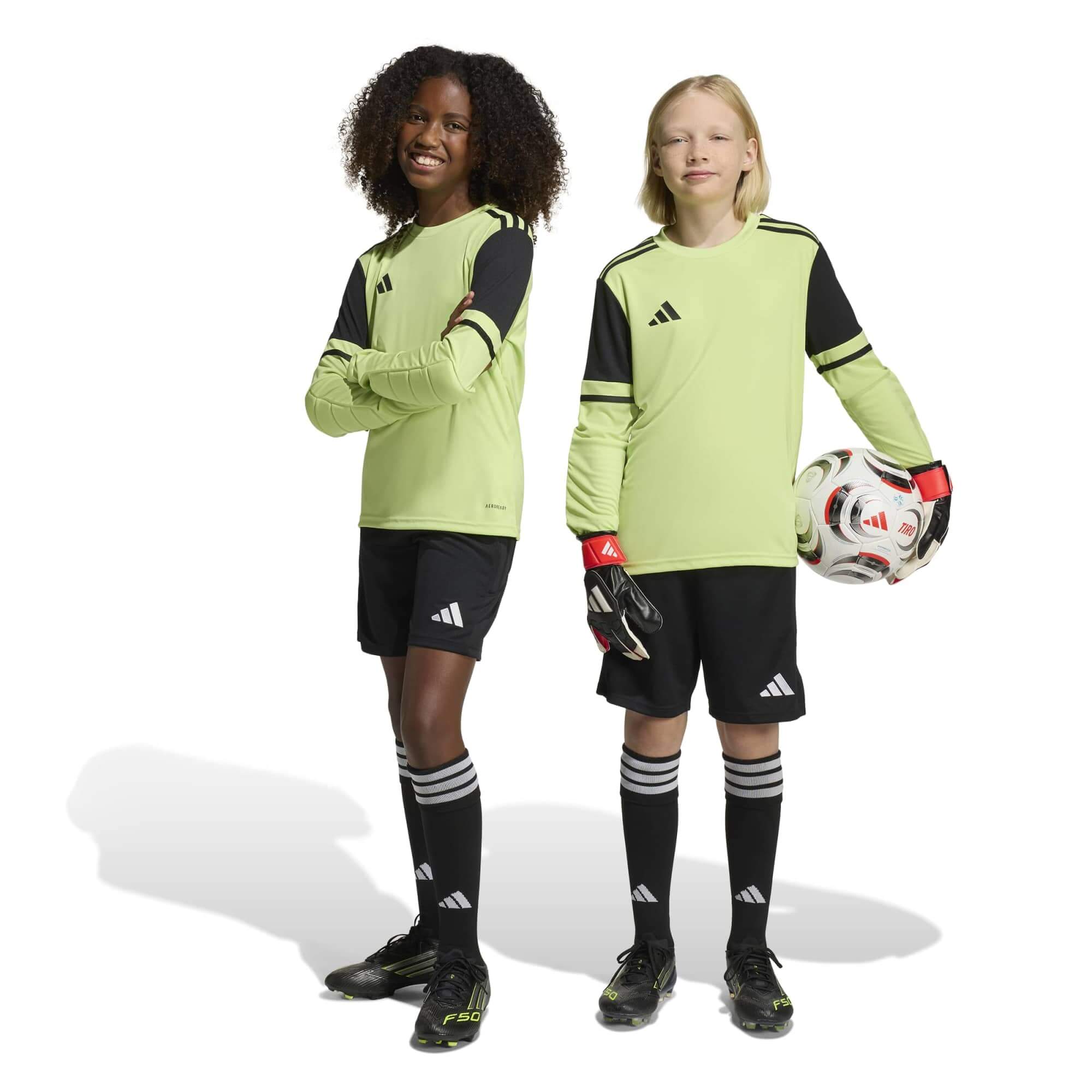 adidas Tierro 26 Youth Goalkeeper Shorts (Models - Front)