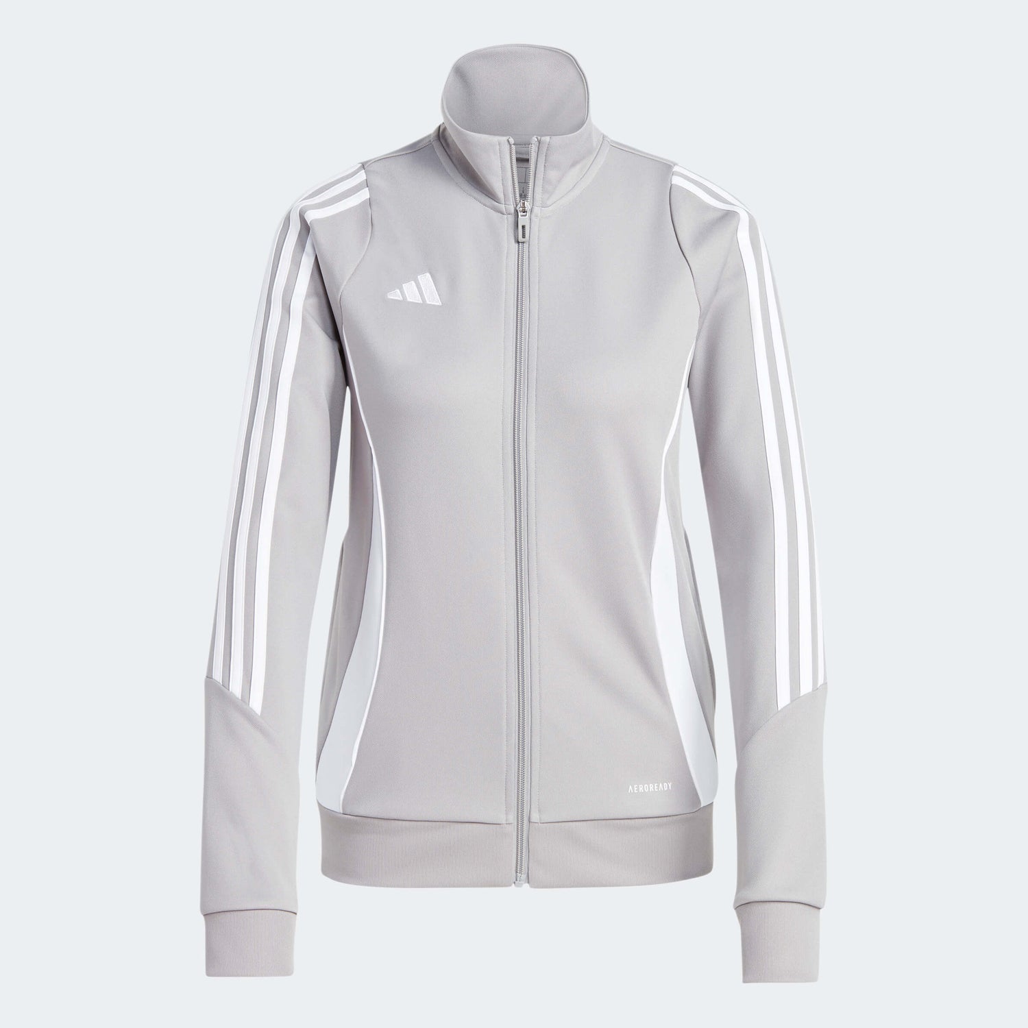 adidas Tiro 24 Women's Training Jacket Team Grey-White (Front)