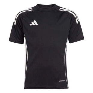 adidas Tiro 25 Youth Competition Training Soccer Jersey Black-Grey (Front)