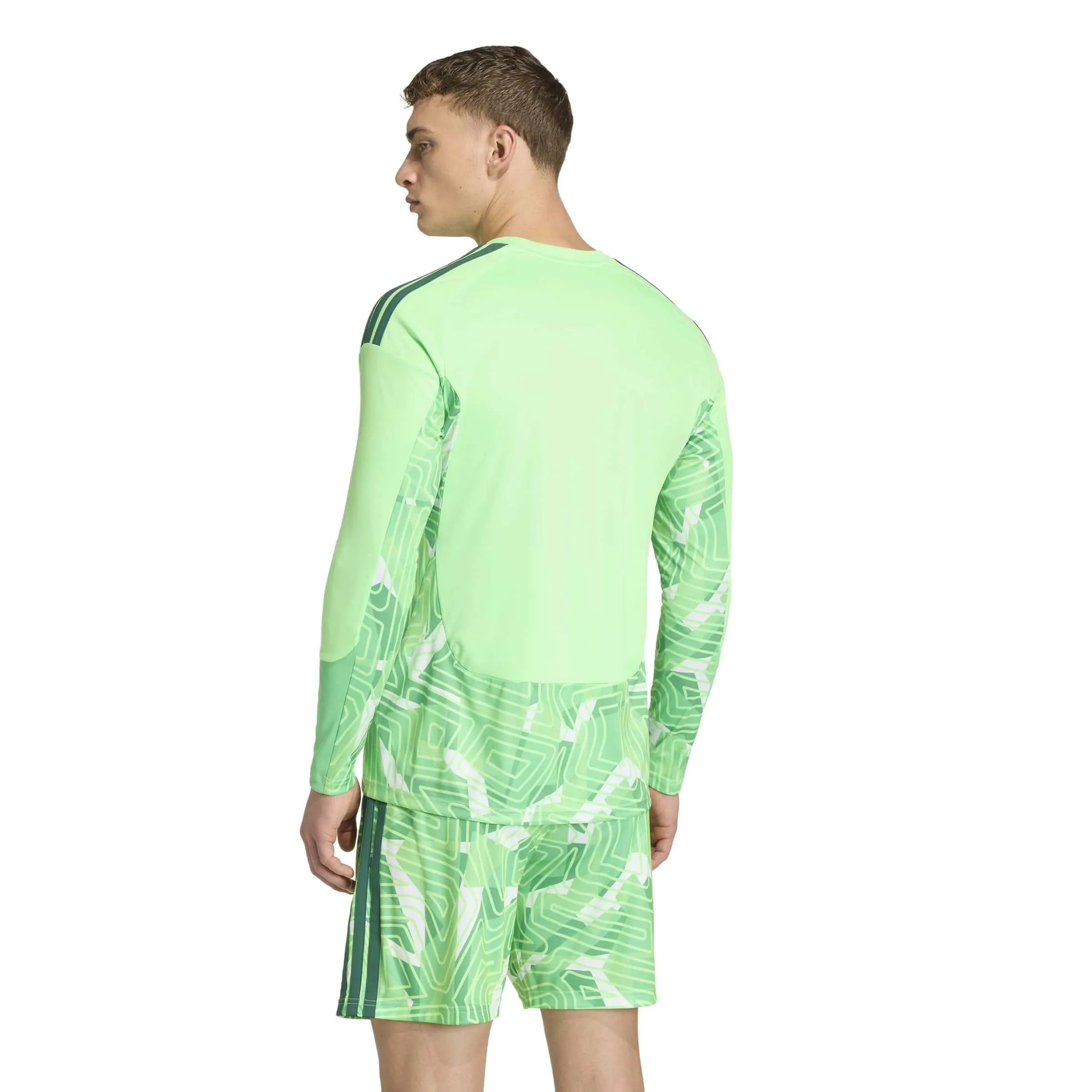 adidas Tiro 26 Men's Competition Long-Sleeve Goalkeeper Soccer Jersey Lime Burst (Model - Back)