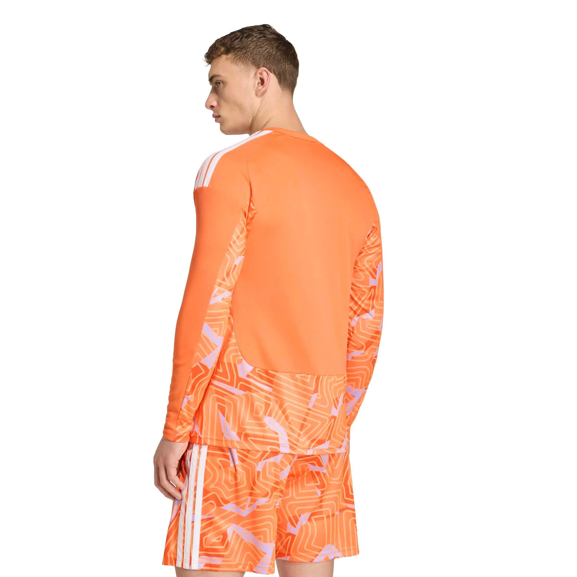 adidas Tiro 26 Men's Competition Long-Sleeve Goalkeeper Soccer Jersey Semi Solar Orange (Model - Back)