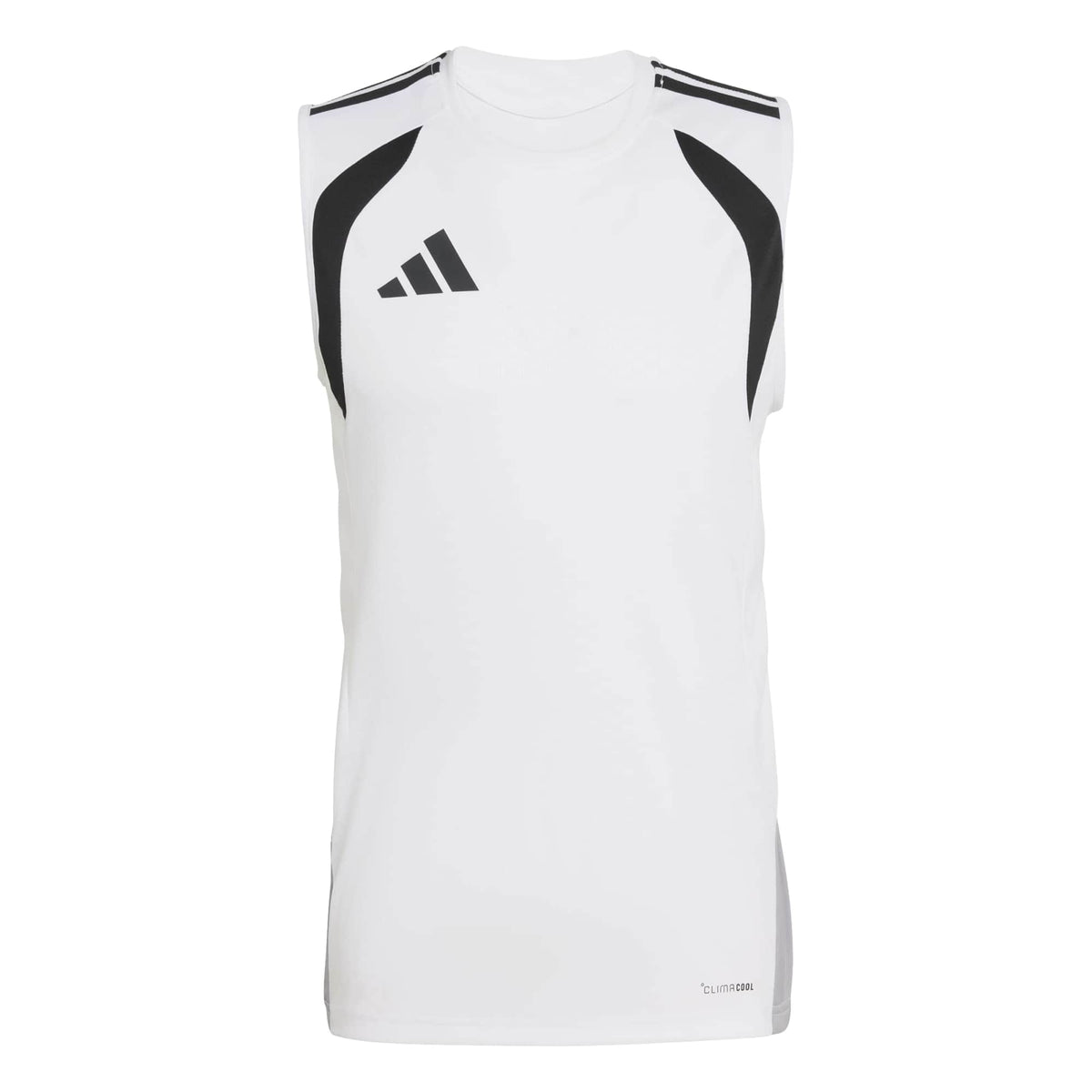 adidas Tiro 26 Men's Competition Sleeveless Soccer Jersey White-Black (Front)
