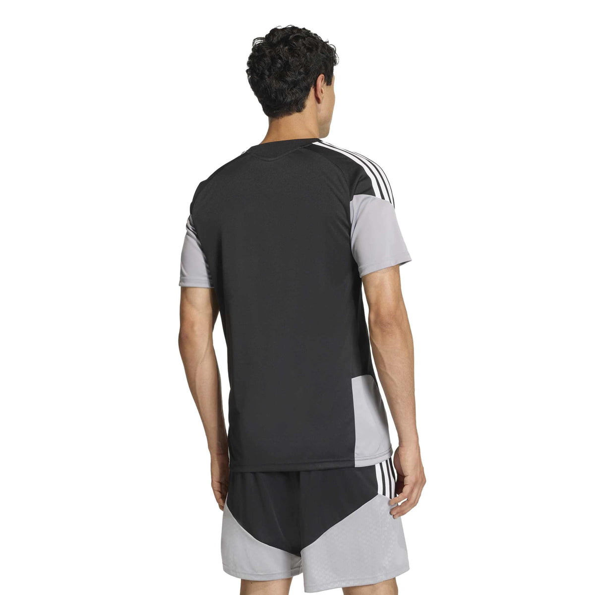 adidas Tiro 26 Men's Competition Training Soccer Jersey Black-Light Onix-White (Model - Back)