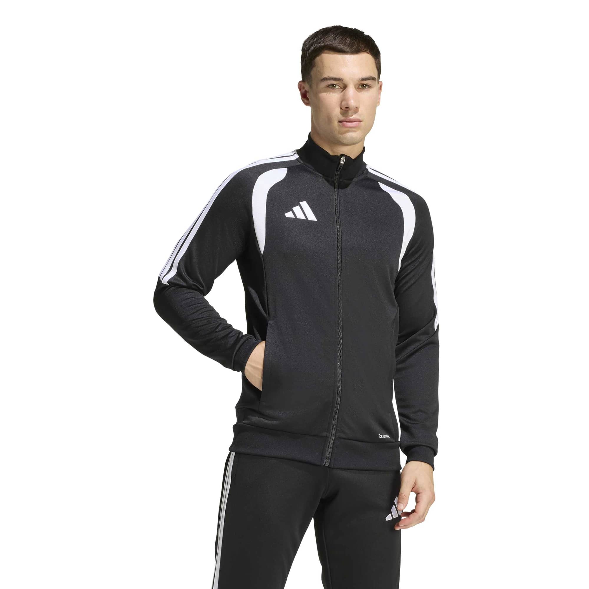 adidas Tiro 26 Men's League Training Jacket Black/White (Model - Front)