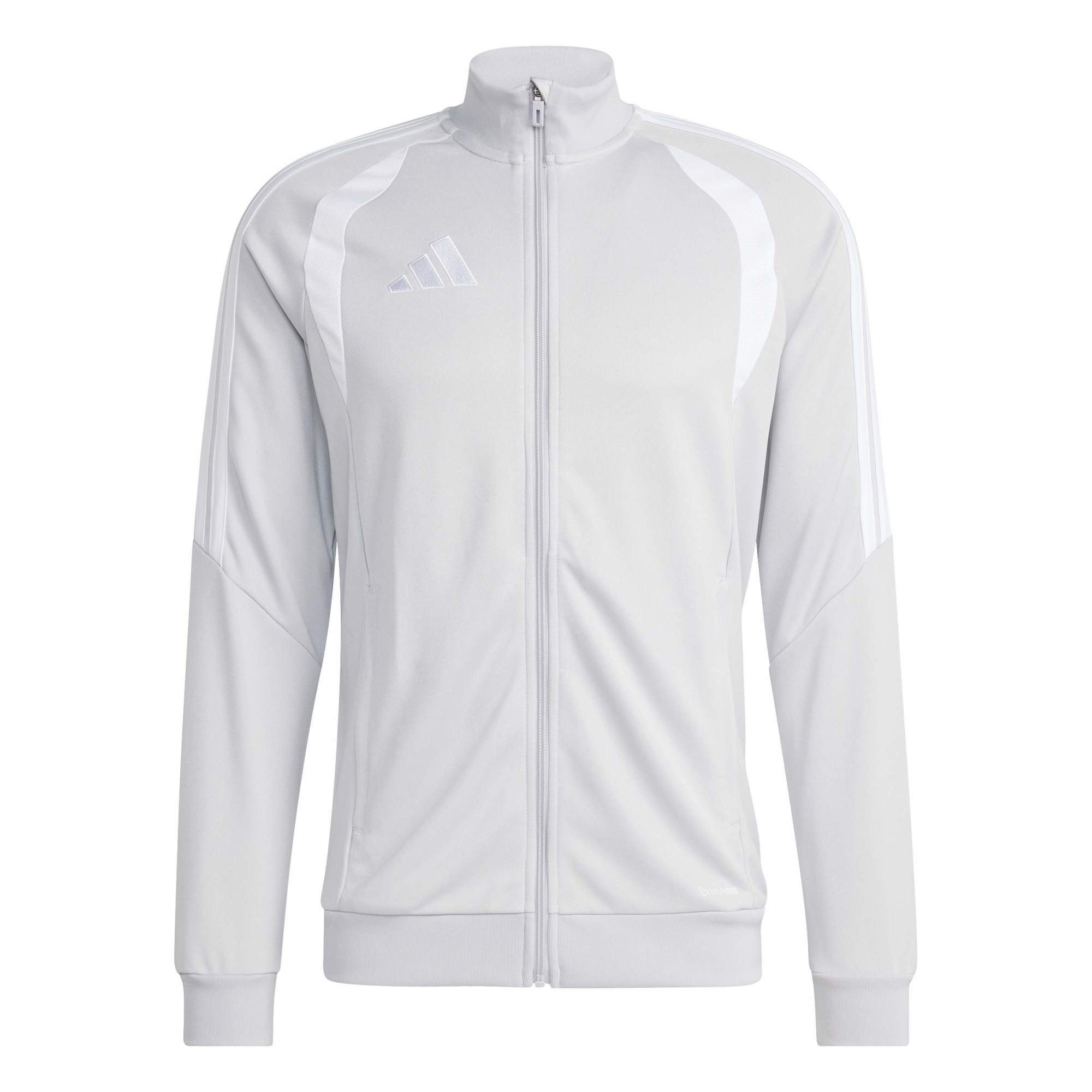 adidas Tiro 26 Men's League Training Jacket Light Grey/White (Front)