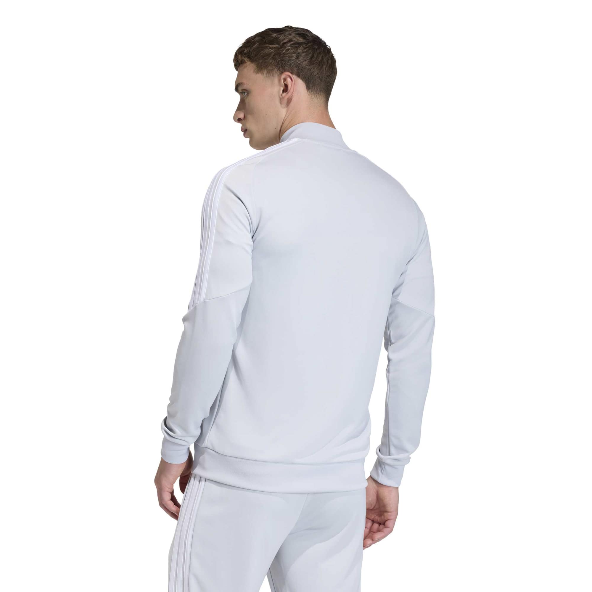 adidas Tiro 26 Men's League Training Jacket Light Grey/White (Model - Back)