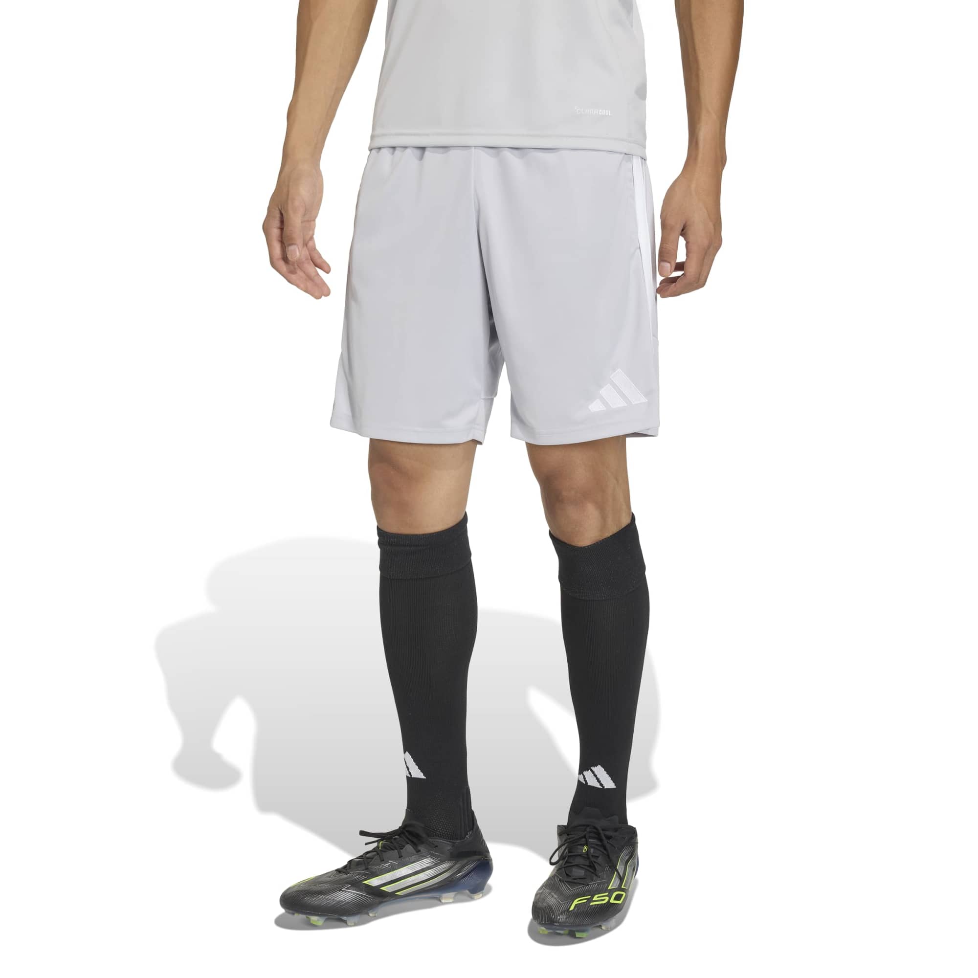 adidas Tiro 26 Men's League Training Shorts Light Grey/White (Model - Front)