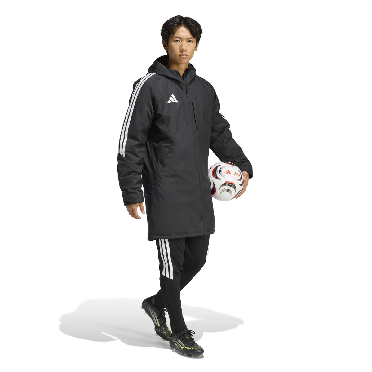 adidas Tiro 26 Men's Stadium Parka Jacket (Model Full - Side)