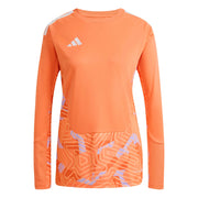 adidas Tiro 26 Women's Competition Long-Sleeve Goalkeeper Soccer Jersey Semi Solar Oragne (Front)