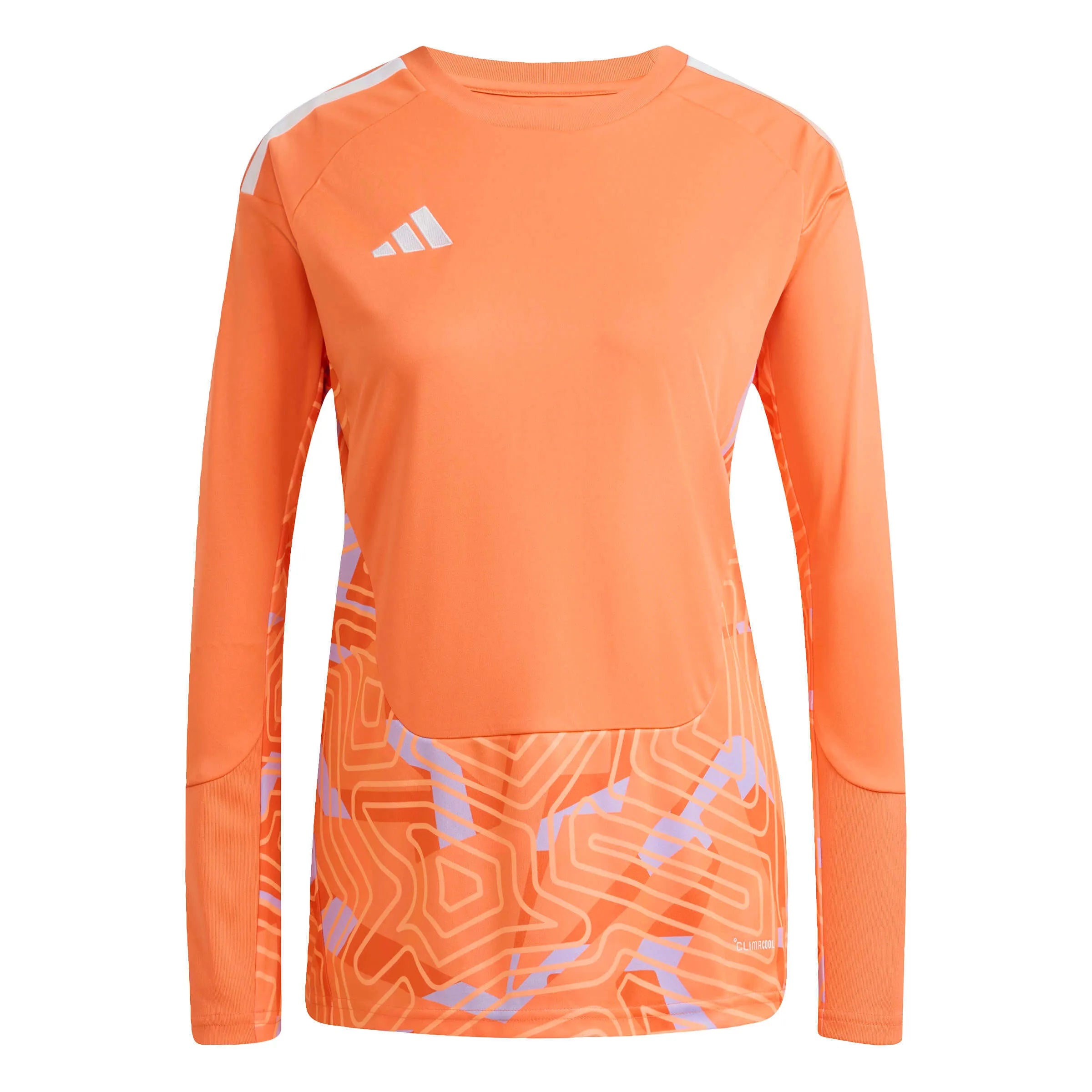 adidas Tiro 26 Women's Competition Long-Sleeve Goalkeeper Soccer Jersey Semi Solar Oragne (Front)