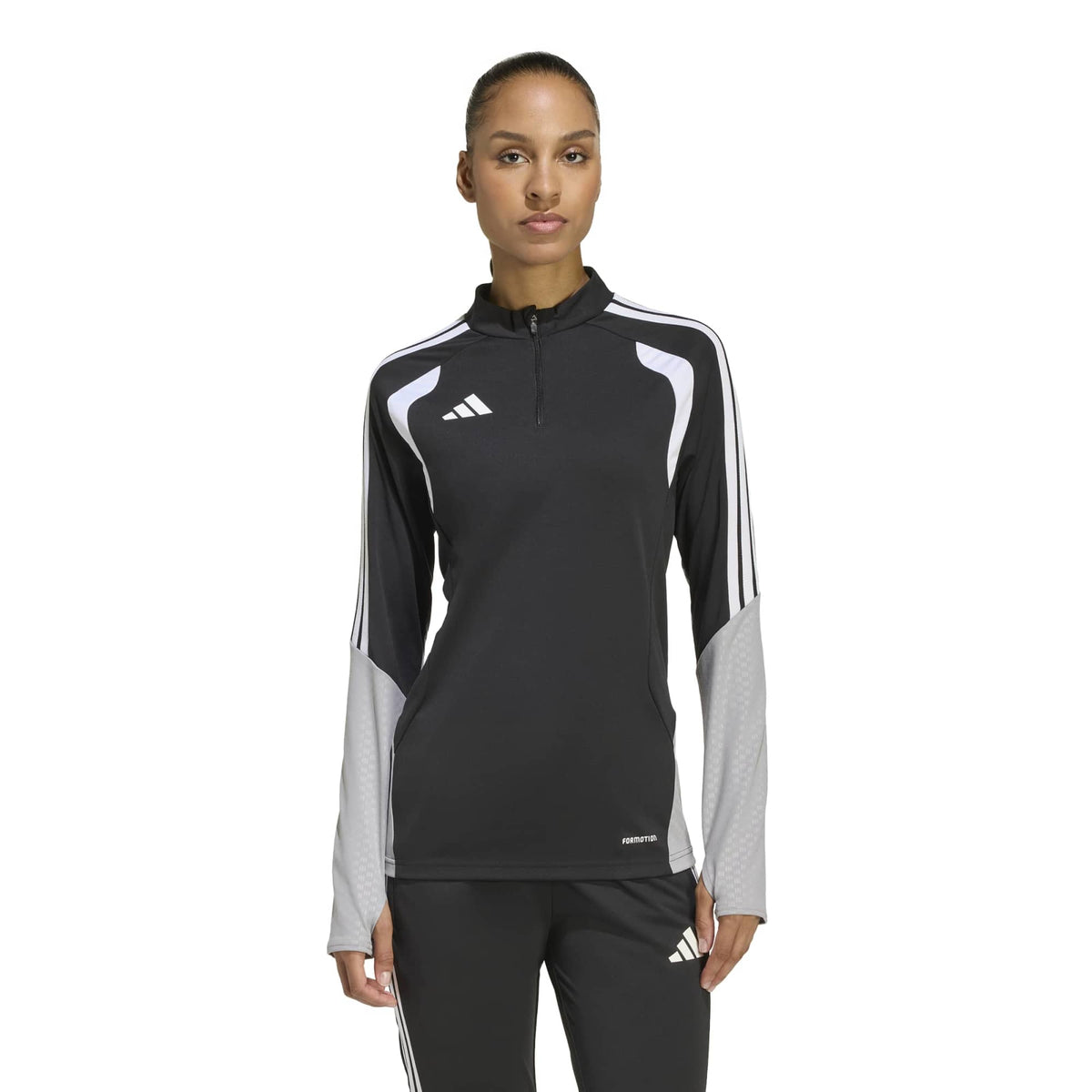 adidas Tiro 26 Women's Competition Training Top Black/White (Model - Front)