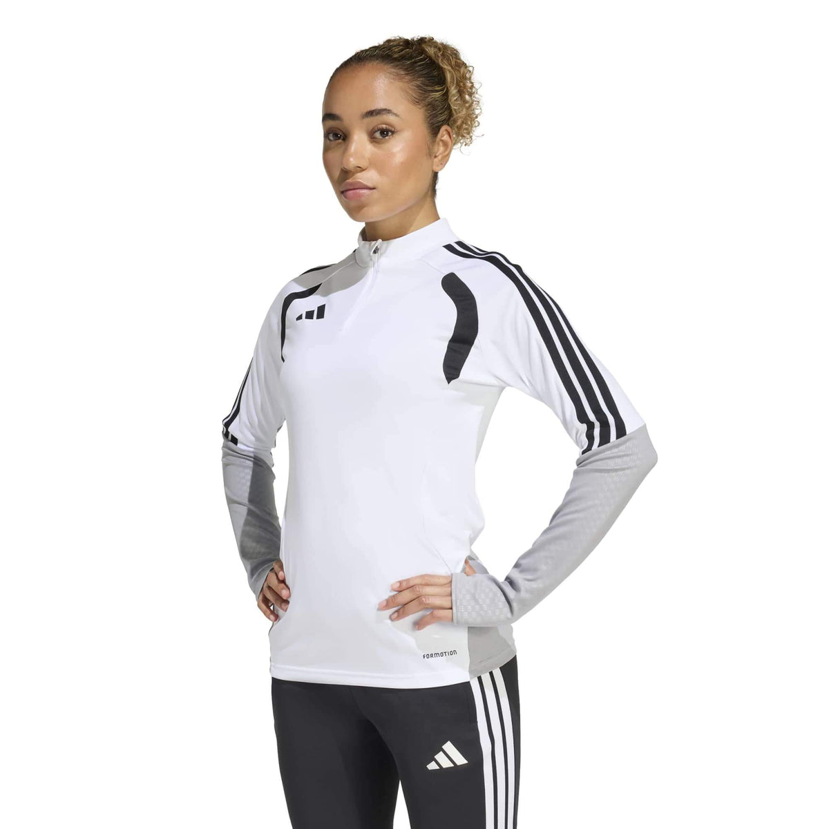 adidas Tiro 26 Women's Competition Training Top White/Black (Model - Front)