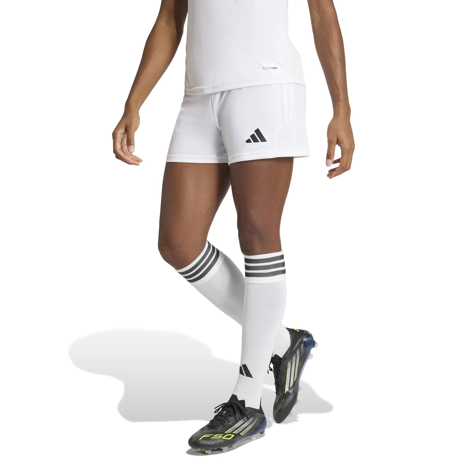 adidas Tiro 26 Women's League Shorts White/White (Model - Front)