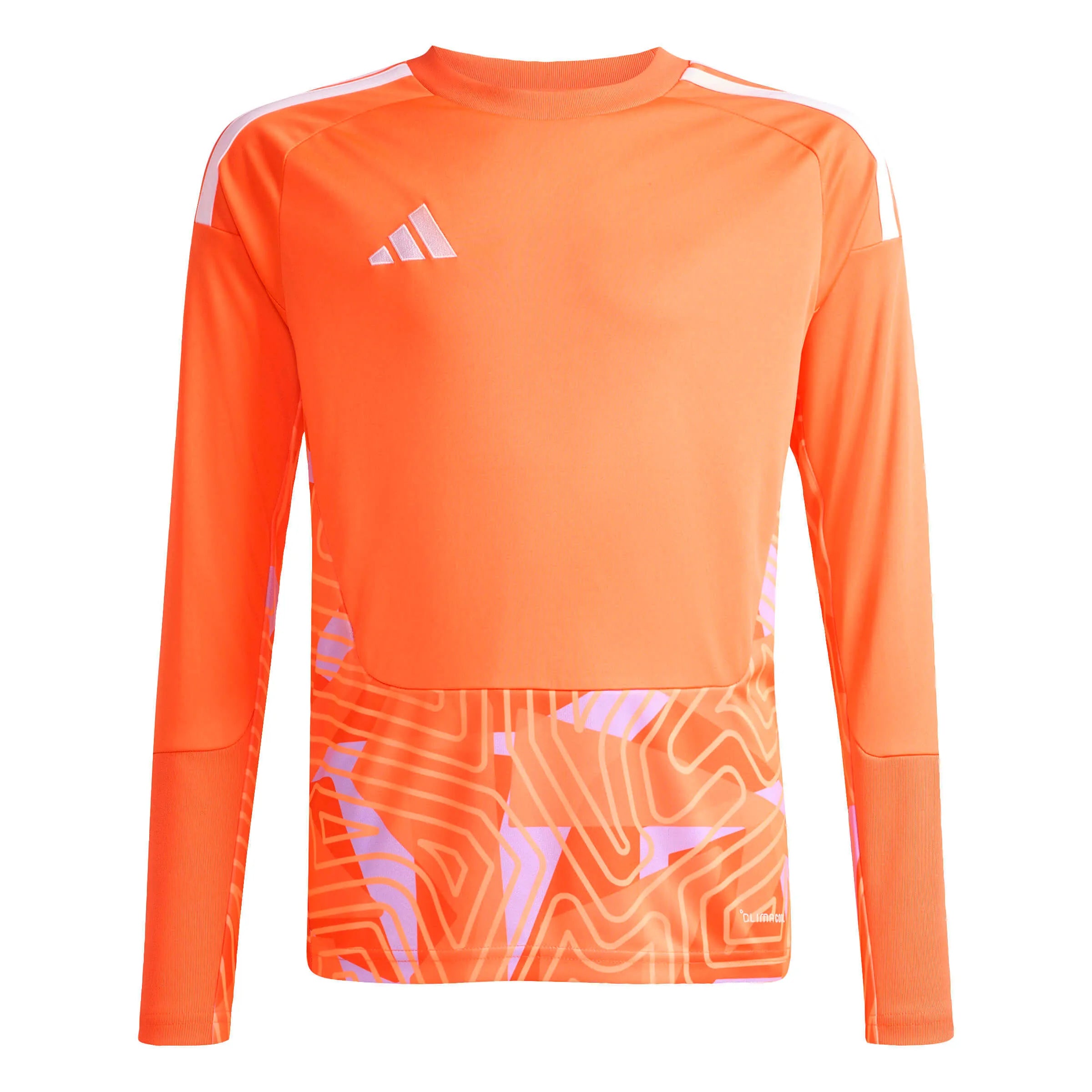 adidas Tiro 26 Youth Competition Long-Sleeve Goalkeeper Soccer Jersey Semi Solar Orange (Front)