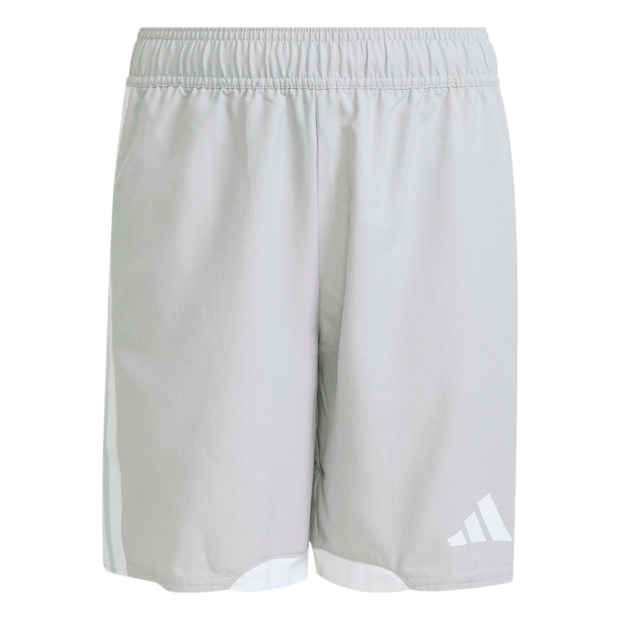 adidas Tiro 26 Youth Competition Match Day Shorts Light Grey/White (Front)