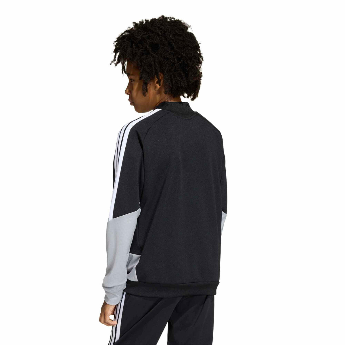 adidas Tiro 26 Youth Competition Training Jacket Black/White (Model - Back)